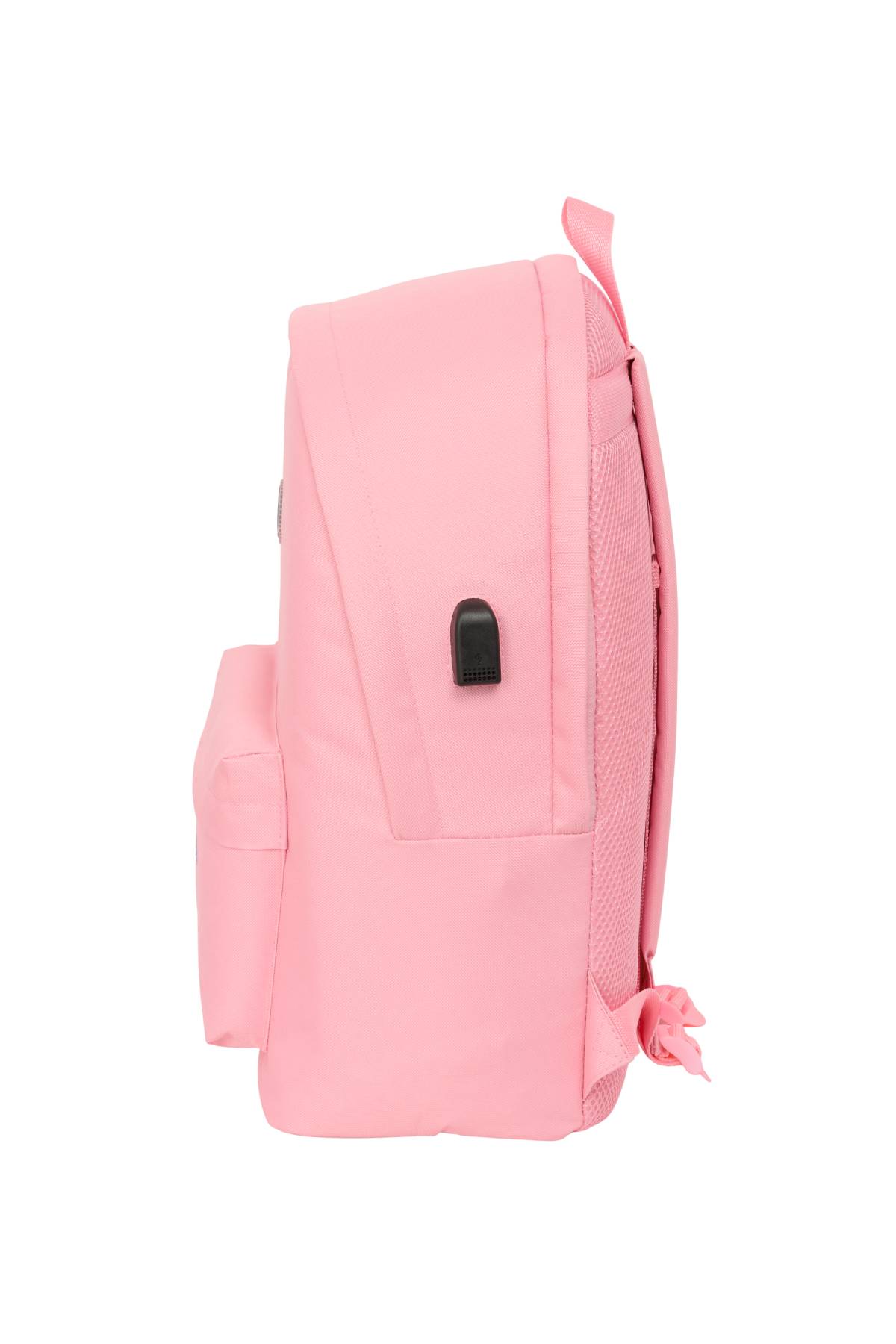 MOCHILA DOBLE PARA PORTATIL 15,6"+USB EL PULPO "ROSA"