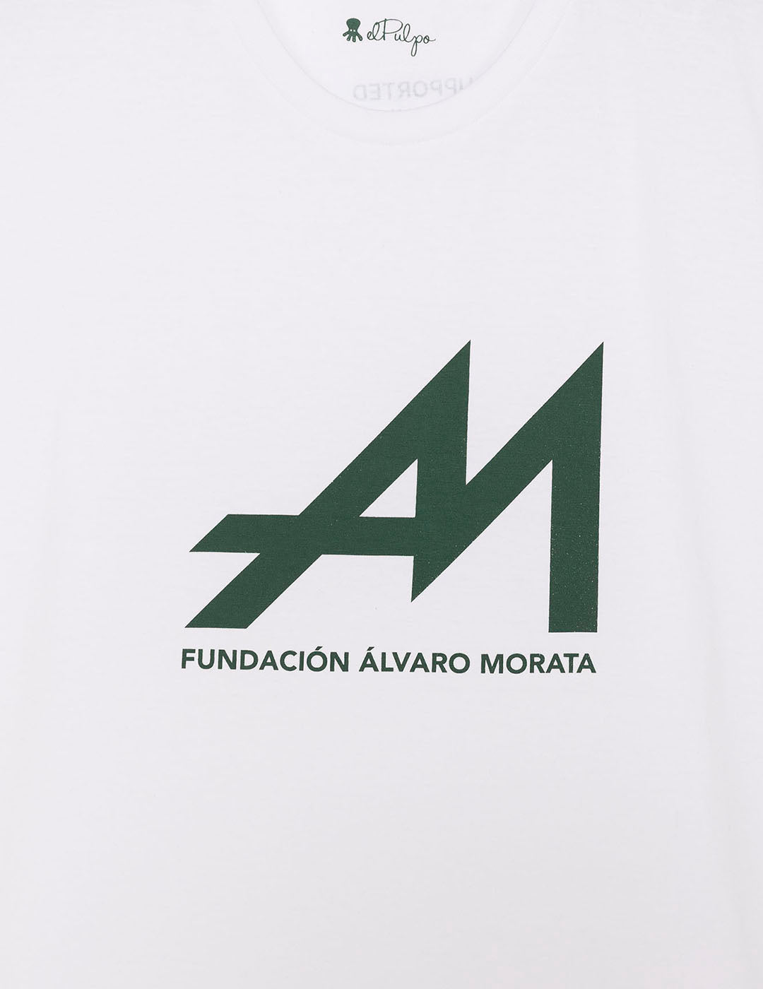 ÁLVARO MORATA FOUNDATION PRINTED T-SHIRT PURE WHITE