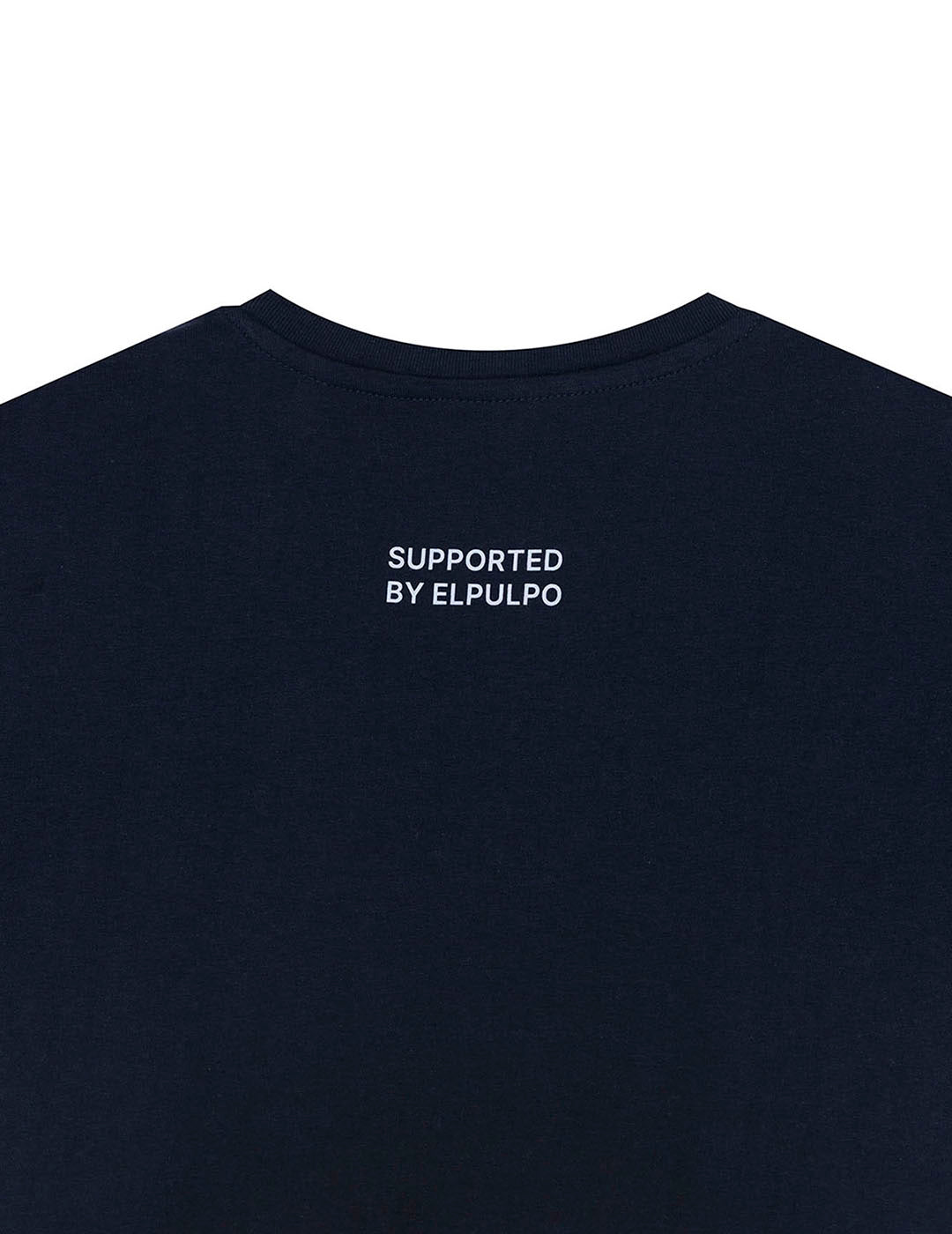 T-SHIRT PRINTED BY THE ALVARO MORATA FOUNDATION IN NAVY BLUE