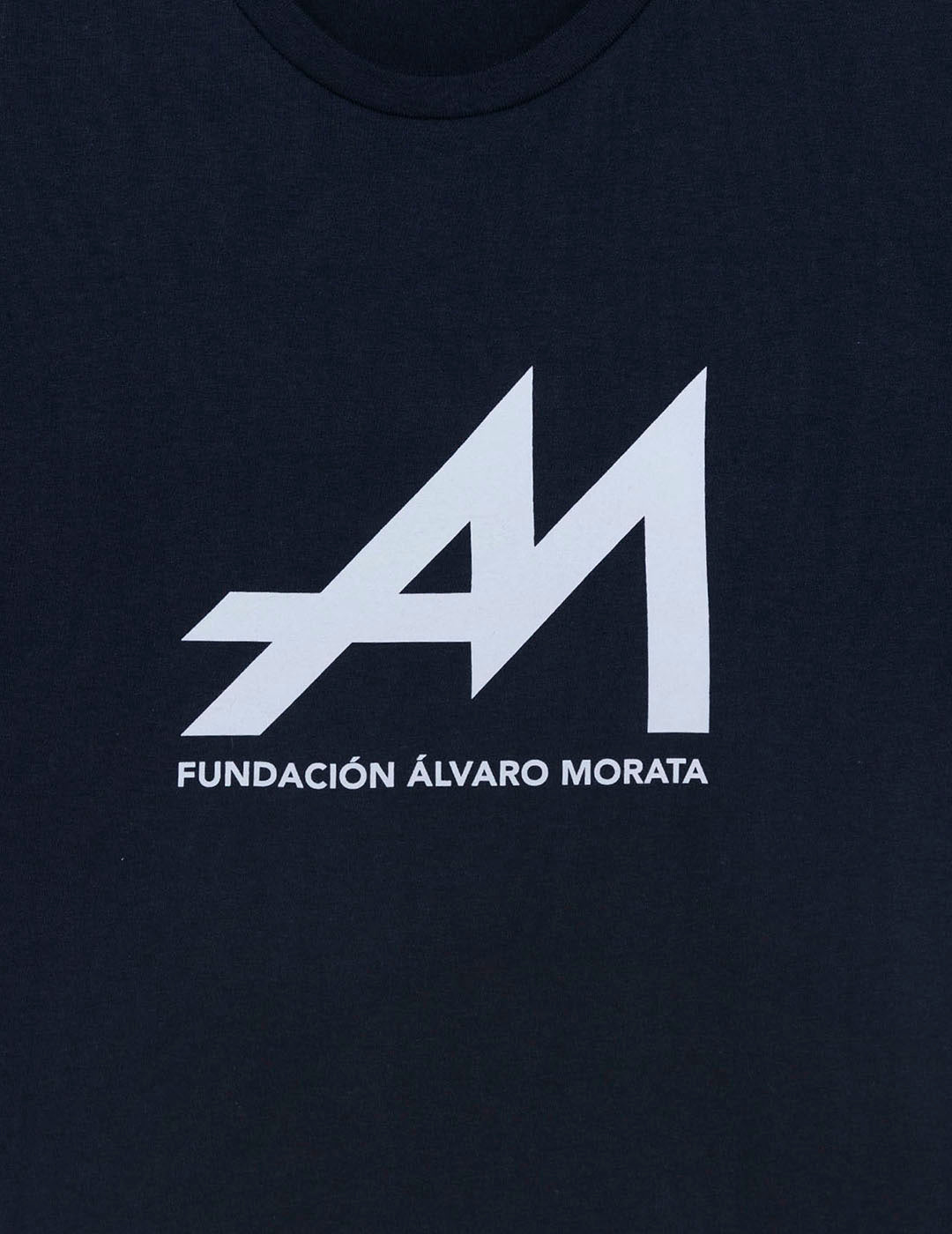 T-SHIRT PRINTED BY THE ALVARO MORATA FOUNDATION IN NAVY BLUE