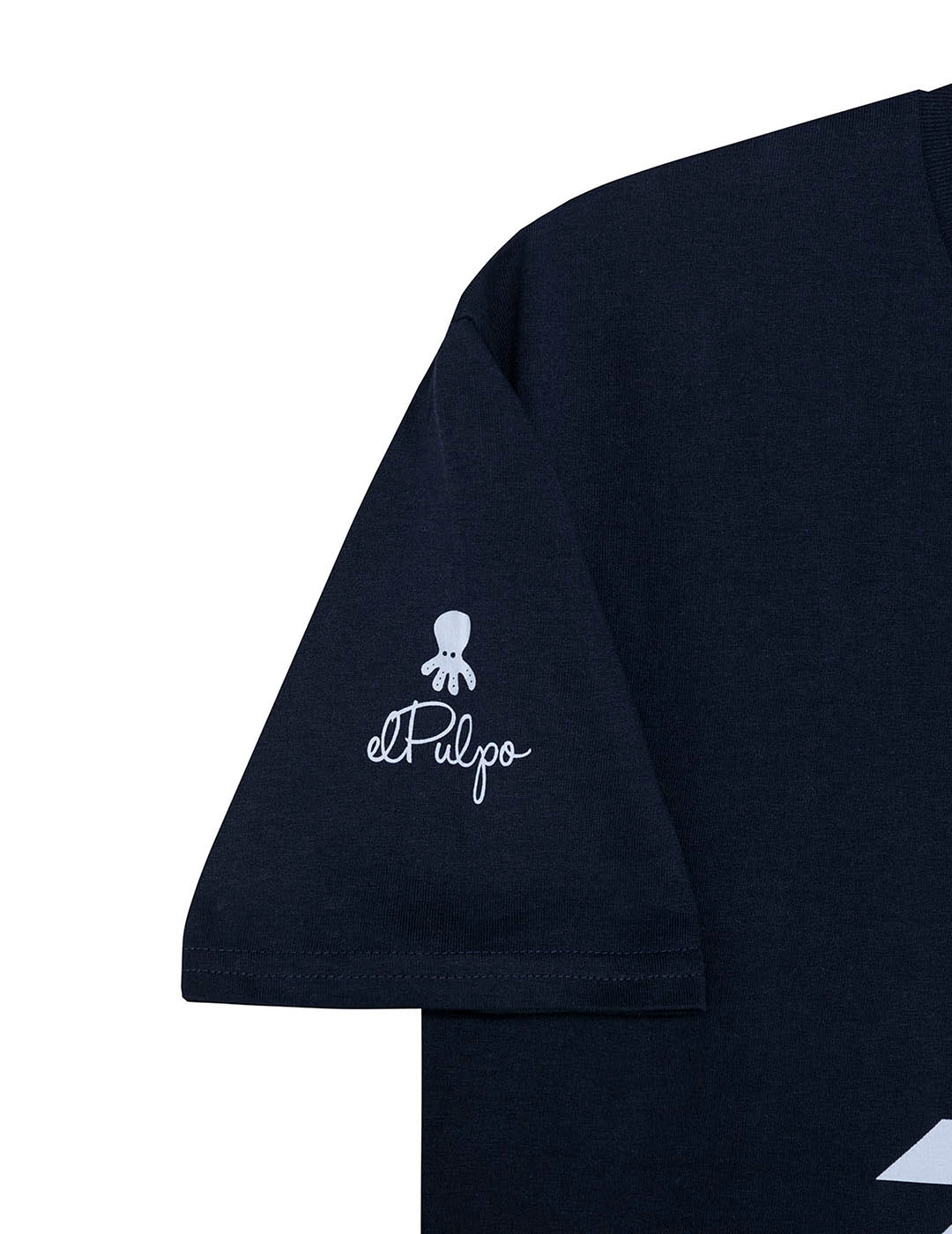 T-SHIRT PRINTED BY THE ALVARO MORATA FOUNDATION IN NAVY BLUE