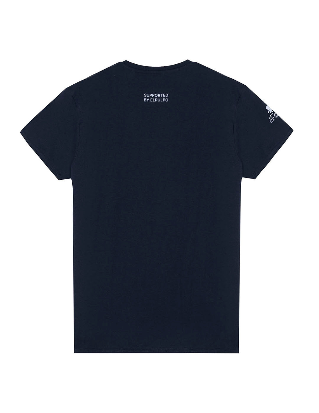 T-SHIRT PRINTED BY THE ALVARO MORATA FOUNDATION IN NAVY BLUE