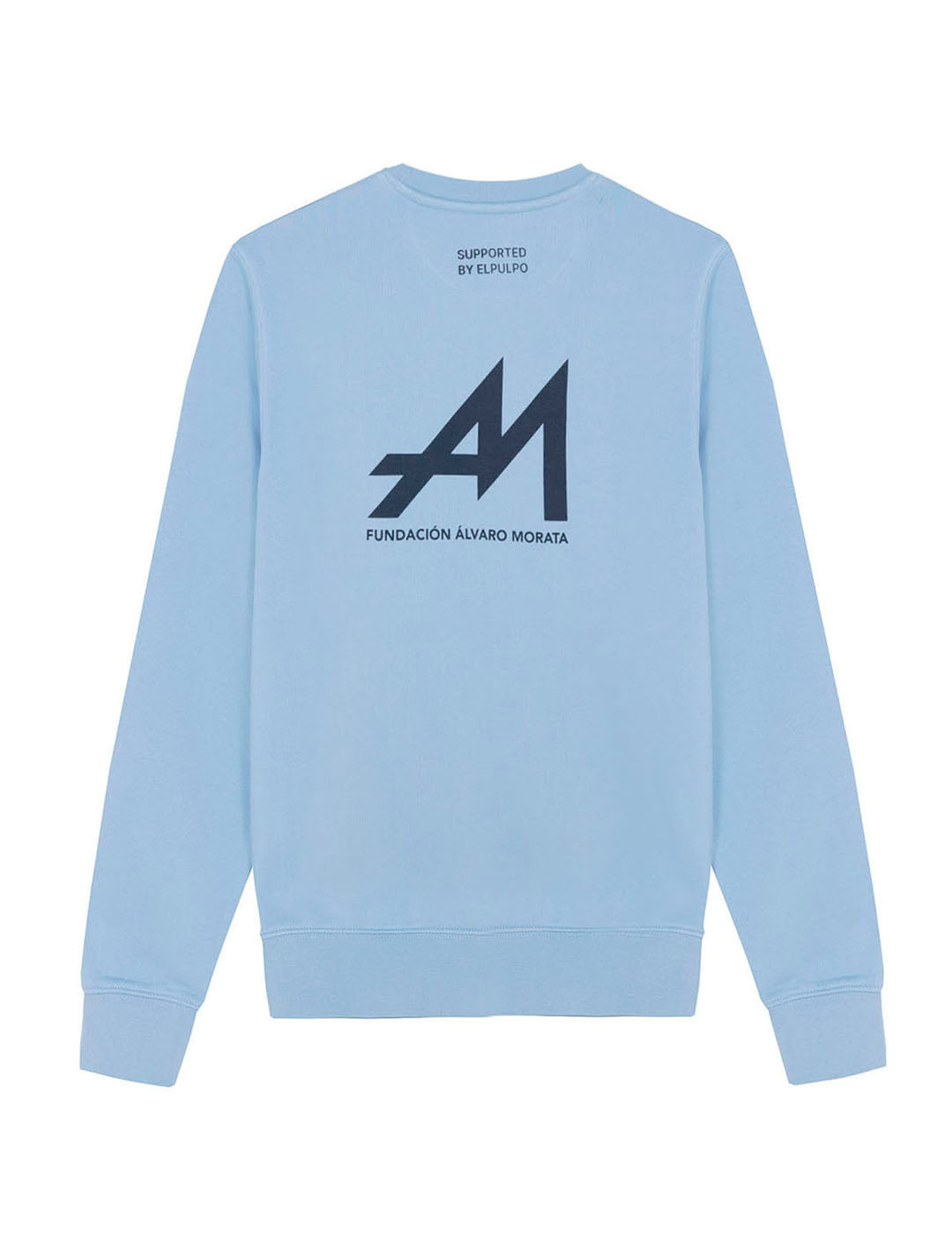 ALVARO MORATA FOUNDATION PRINTED SWEATSHIRT LIGHT BLUE