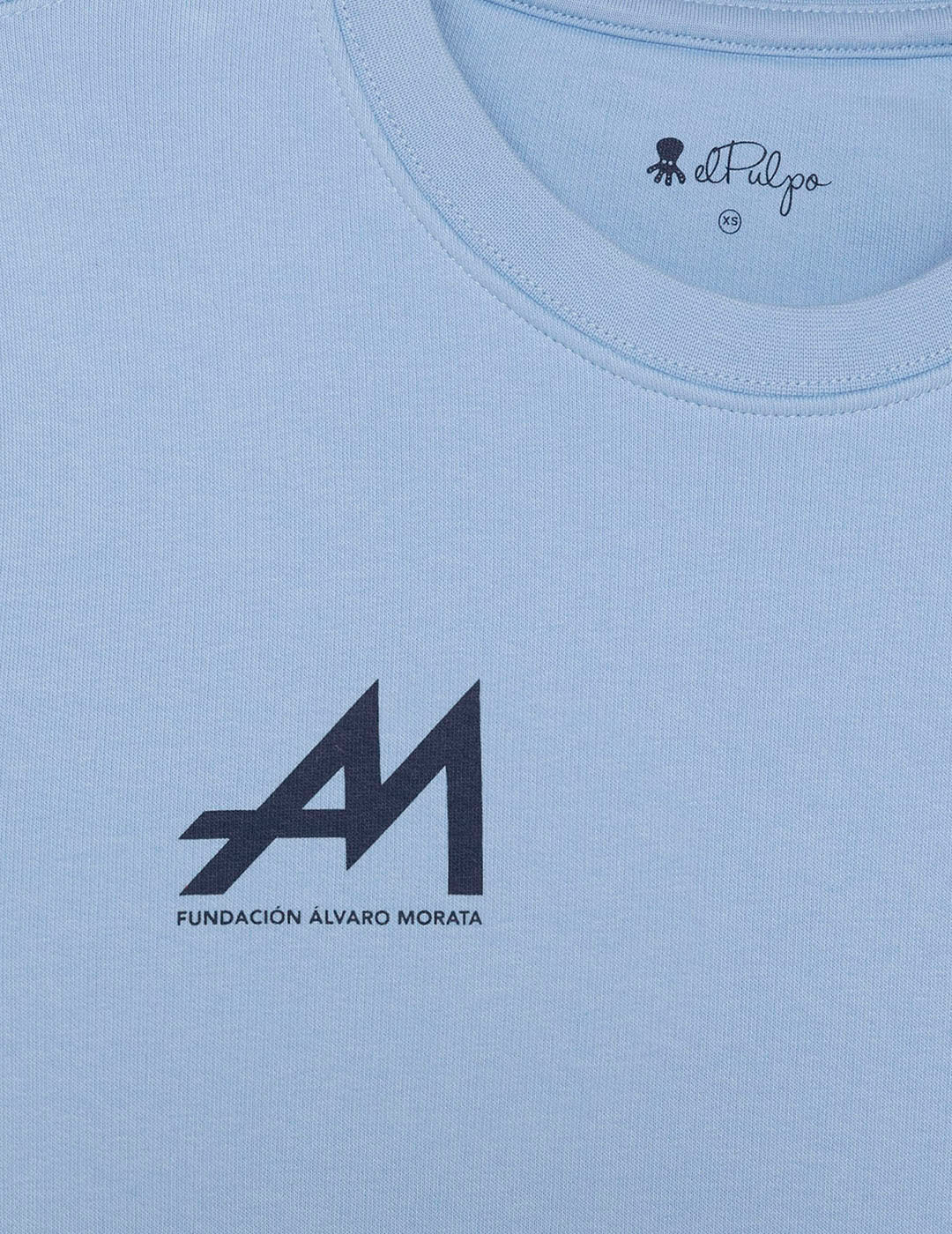ALVARO MORATA FOUNDATION PRINTED SWEATSHIRT LIGHT BLUE
