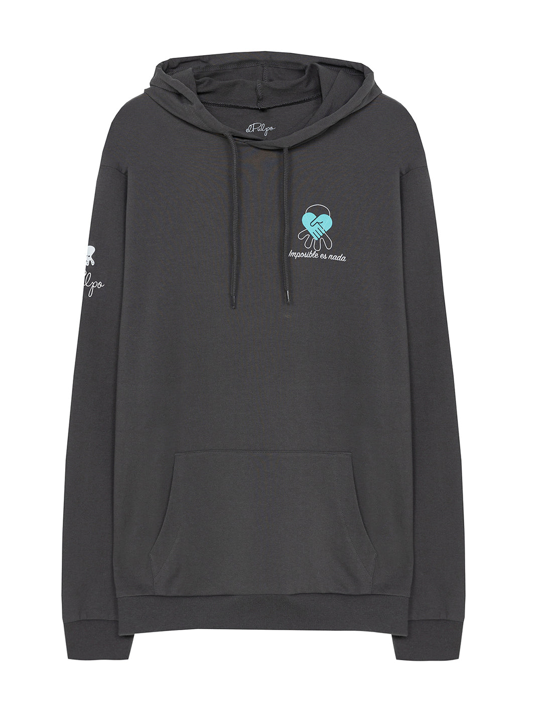 SUDADERA CAPUCHA FUNDACIÓN DIEGO GONZÁLEZ RIVAS CARBÓN