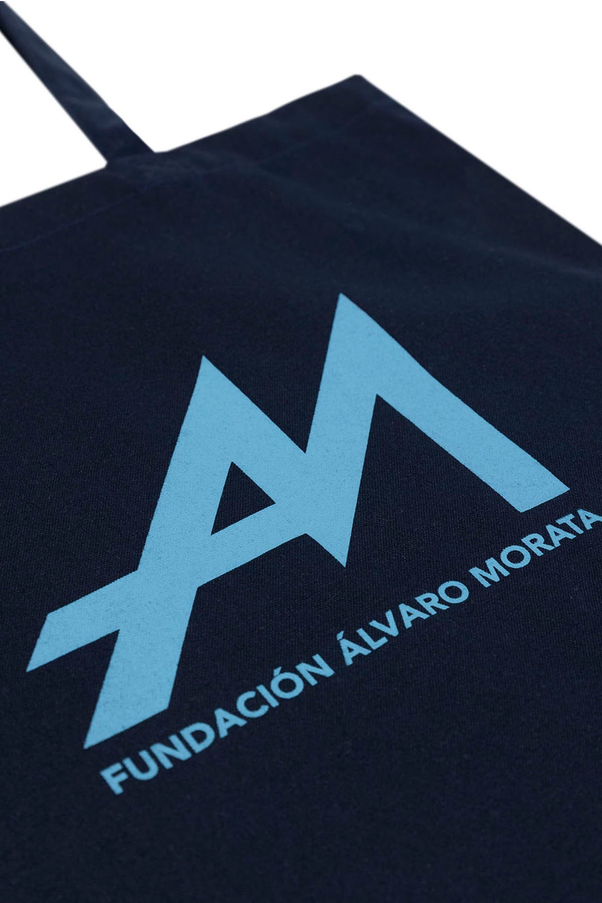 TOTE ESTAMPADA FUNDACIÓN ALVARO MORATA AZUL MARINO