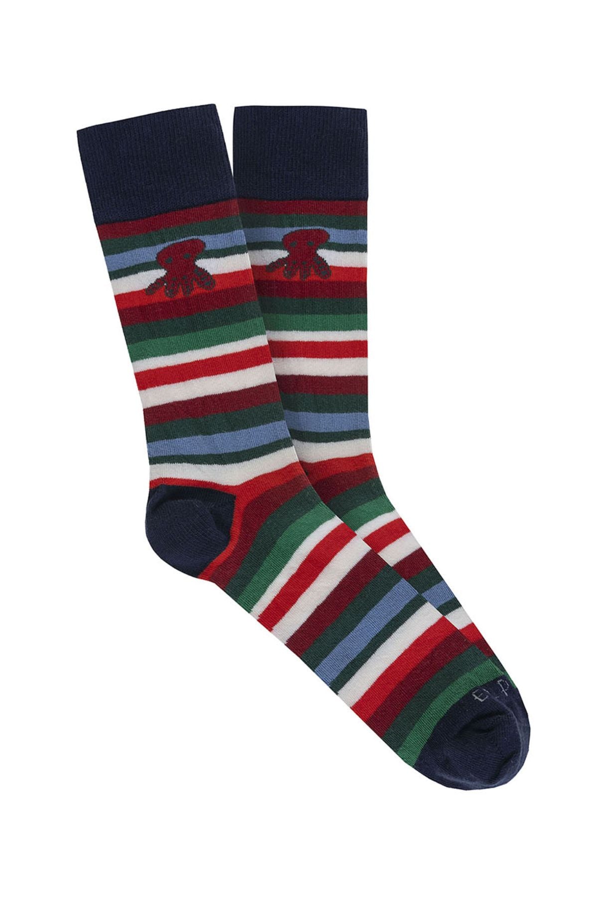 CALCETINES FUNDACIÓN QUERER RAYAS ELPULPO MULTICOLOR