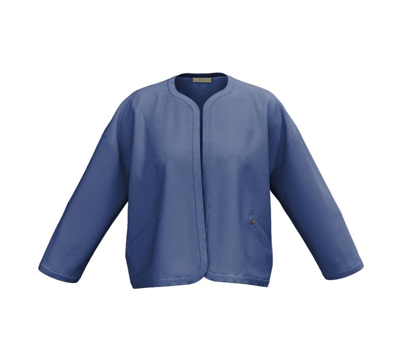 CHAQUETA TEEN ACOLCHADA AZUL COBALTO