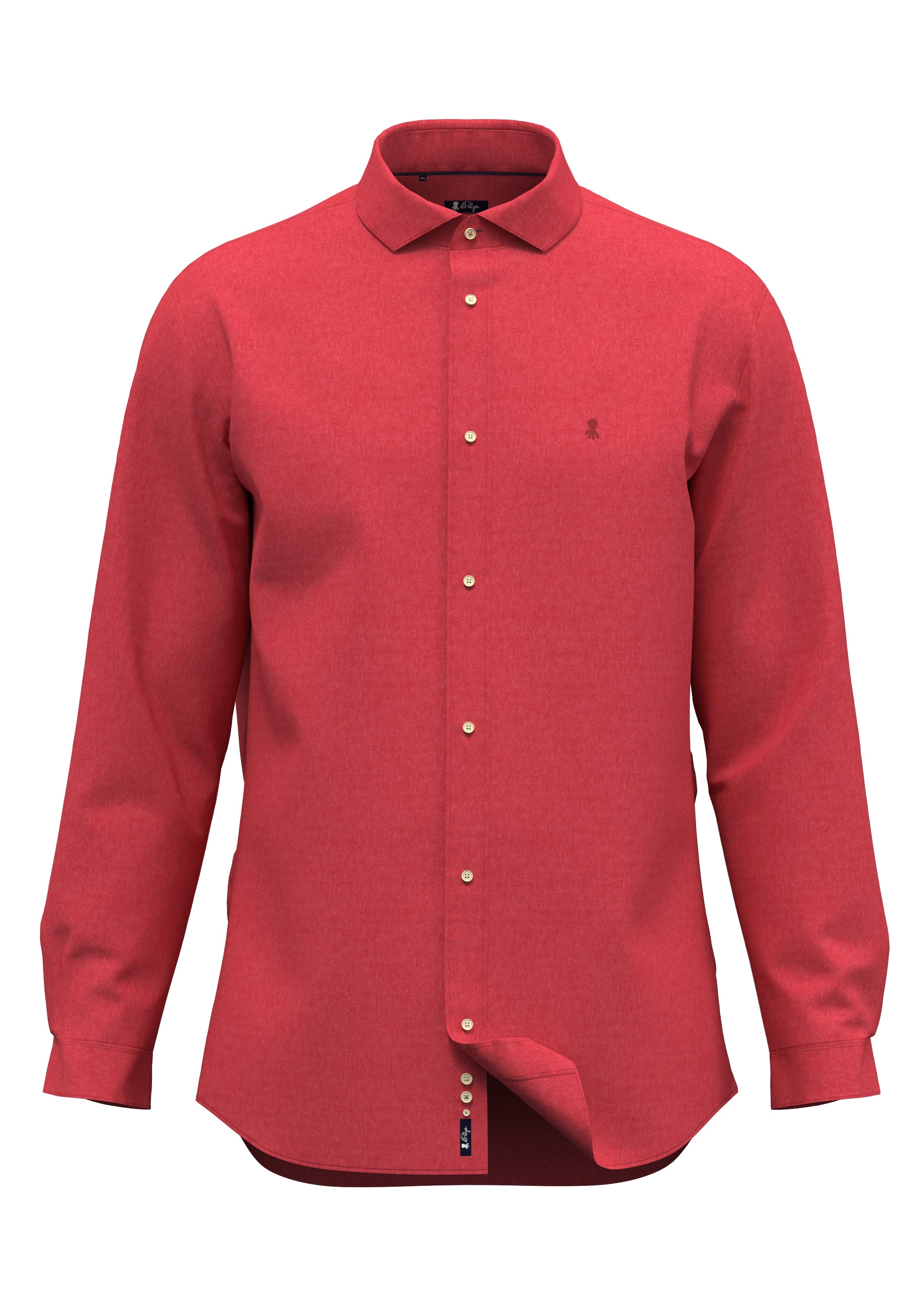 CAMISA LINO FUCSIA