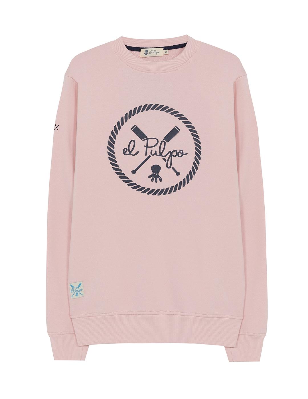 SUDADERA NIÑO REMOS NEW WAVE ROSA