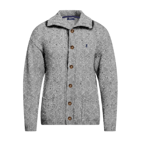 Cárdigan jaspeado gris vigoré