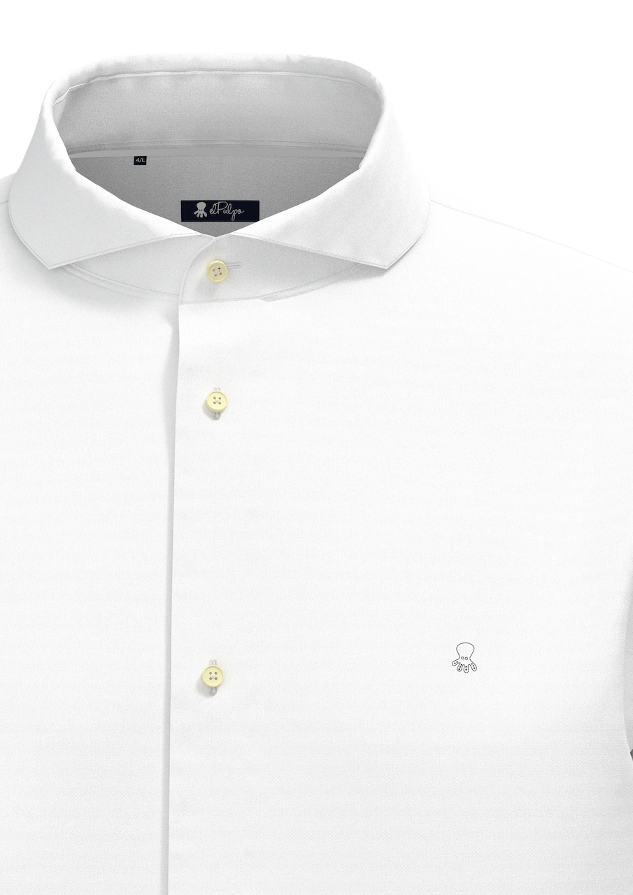 CAMISA VESTIR OXFORD ROYAL BLANCO PURO