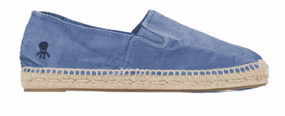 Alpargata lavada con elástico EP Miño índigo