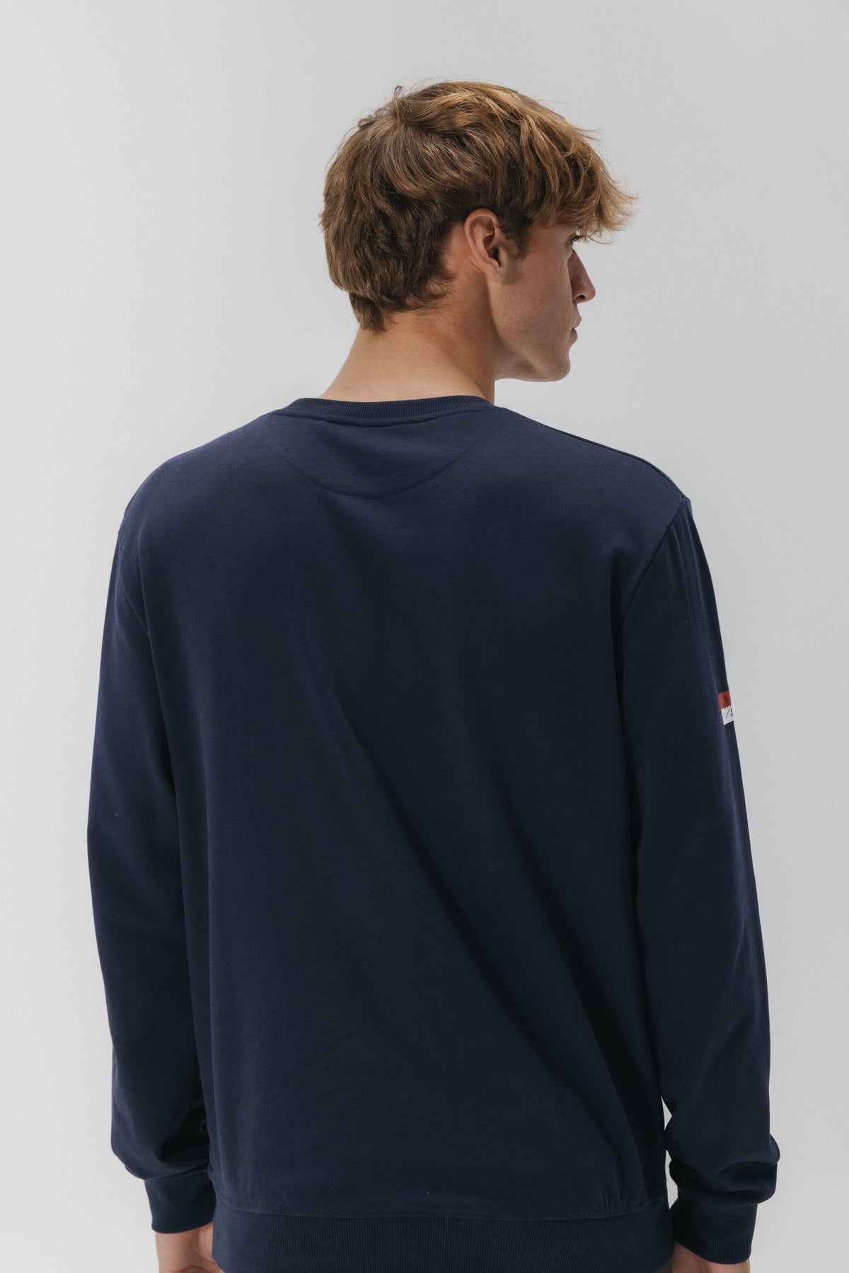 Sudadera bordado heritage azul marino