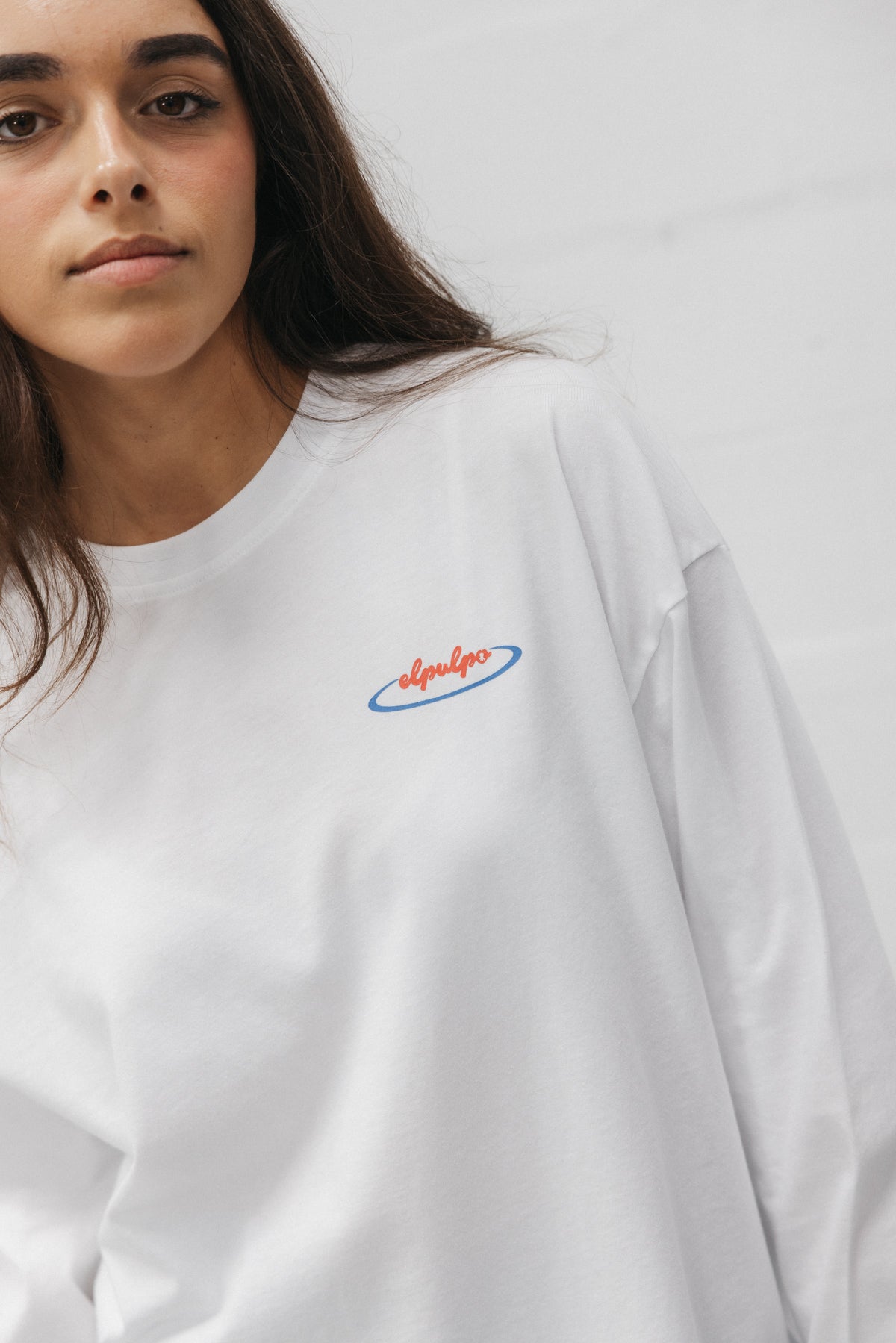 CAMISETA MANGA LARGA UNISEX NORTH POLE BLANCO PURO
