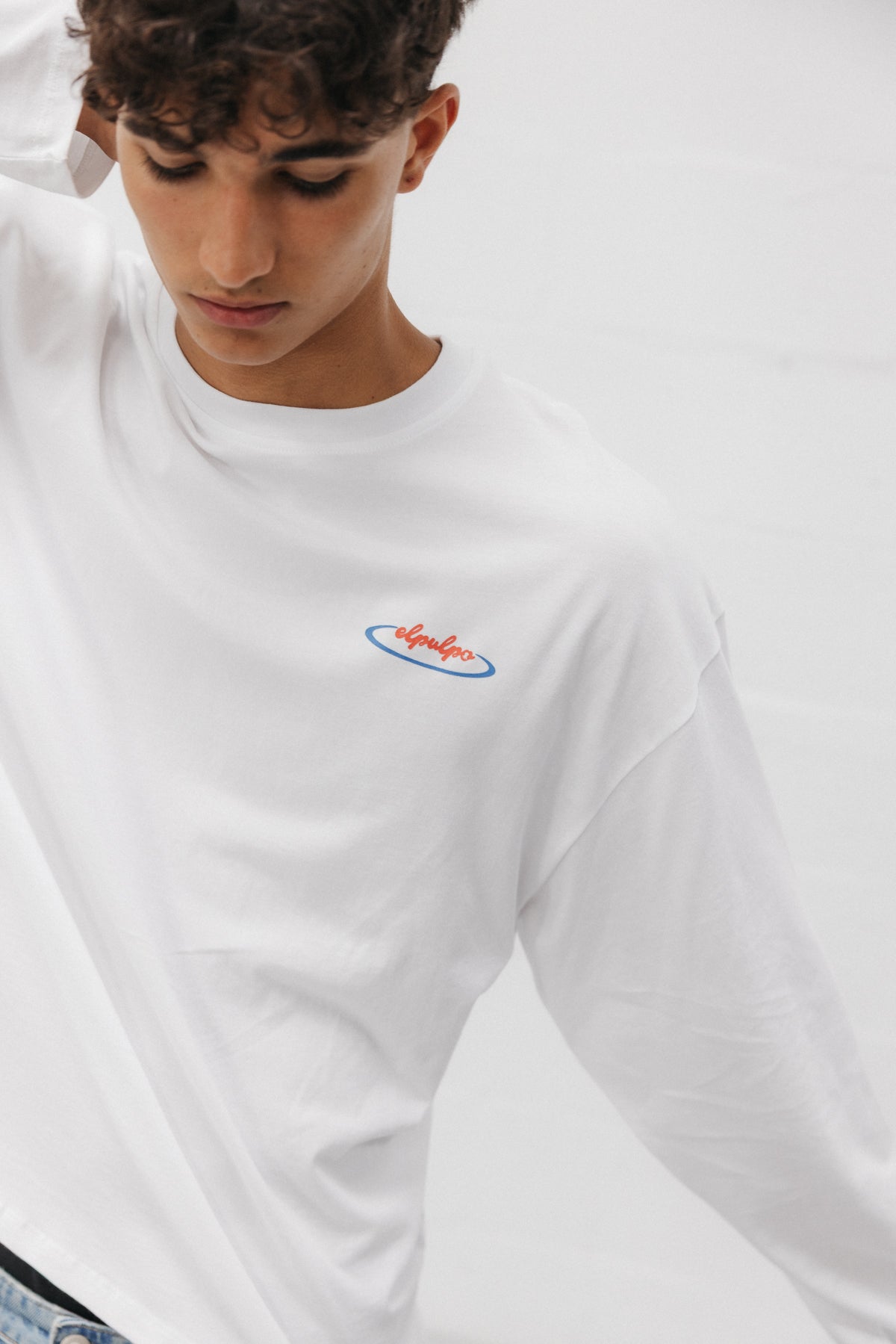 CAMISETA MANGA LARGA UNISEX NORTH POLE BLANCO PURO