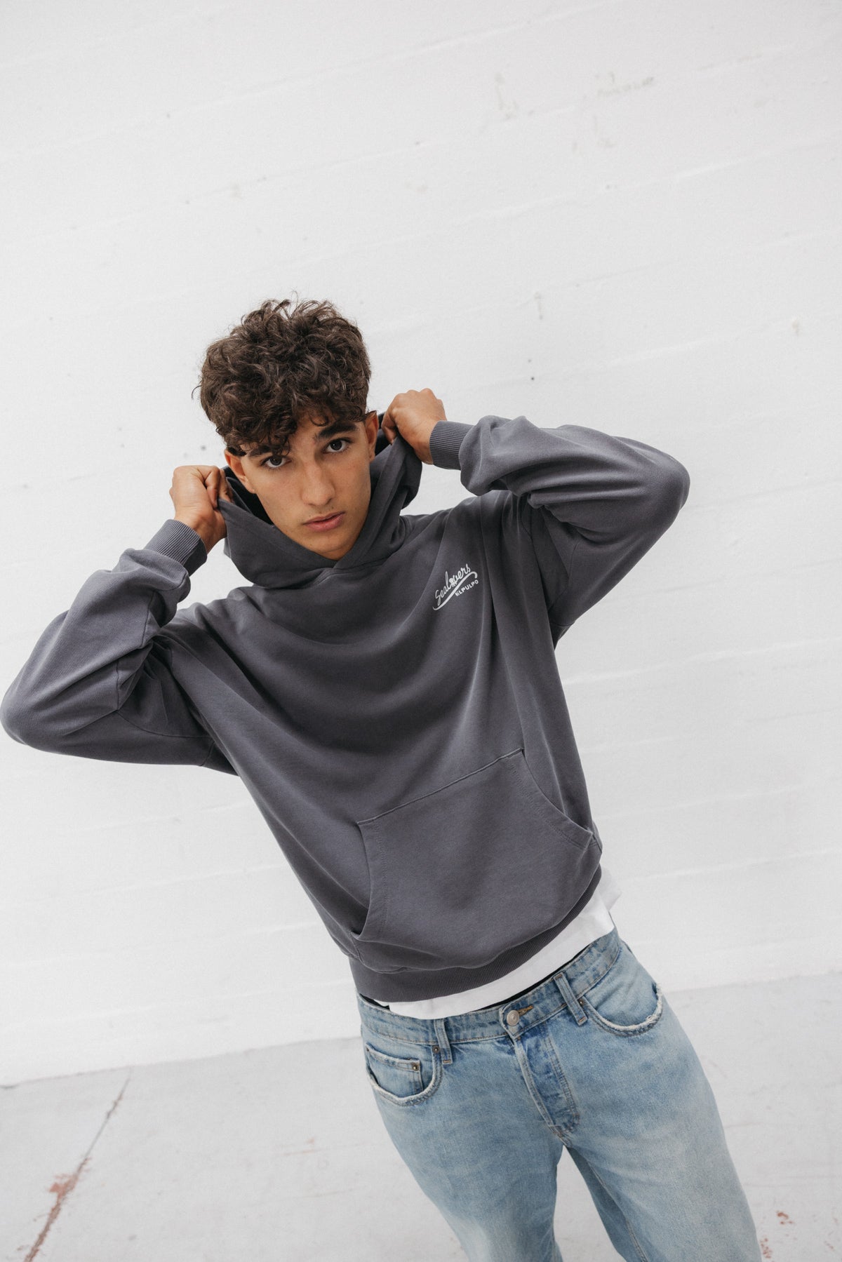 SUDADERA CAPUCHA UNISEX ATLANTIC CULTURE ANTRACITA