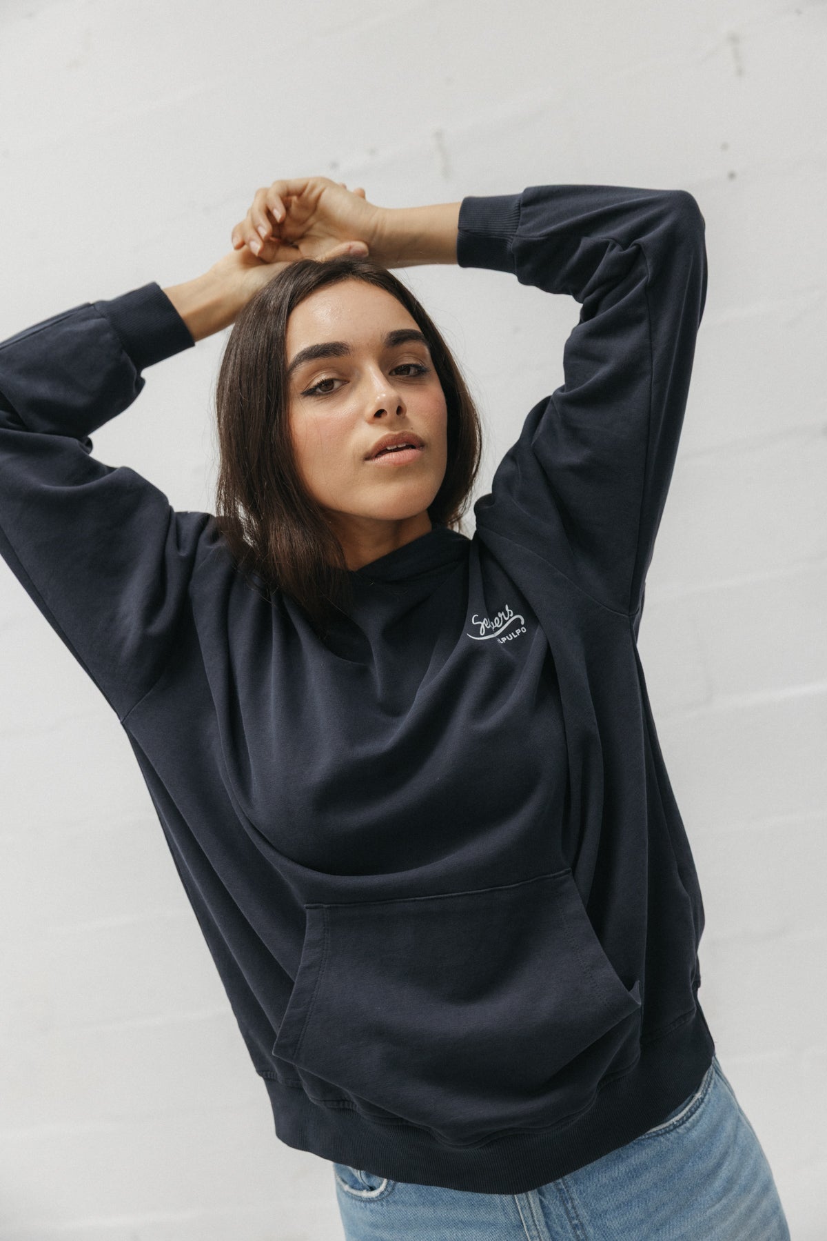 SUDADERA CAPUCHA UNISEX ATLANTIC CULTURE AZUL MARINO DELAVÉ