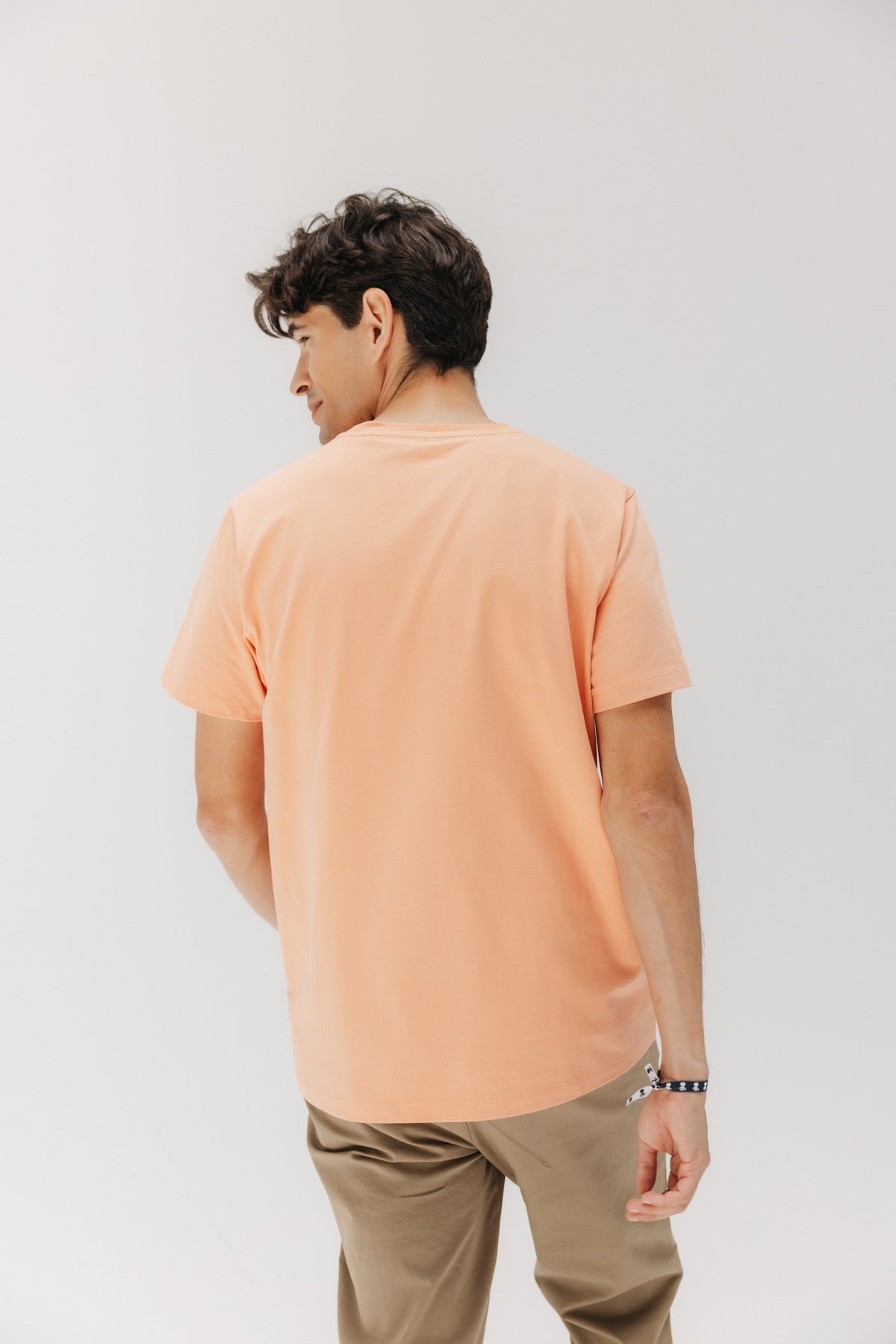 CAMISETA BOLSILLO PALAS MELOCOTÓN