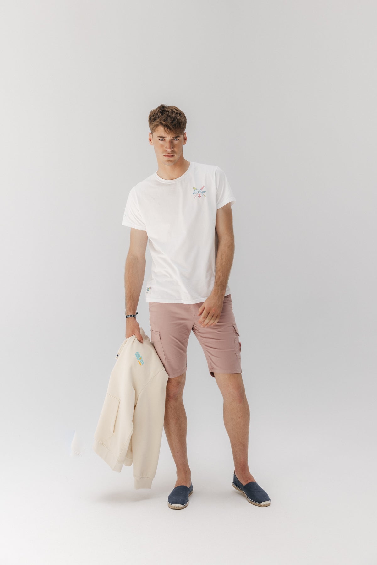 BERMUDA PATCH CARGO ROSA DELAVÉ