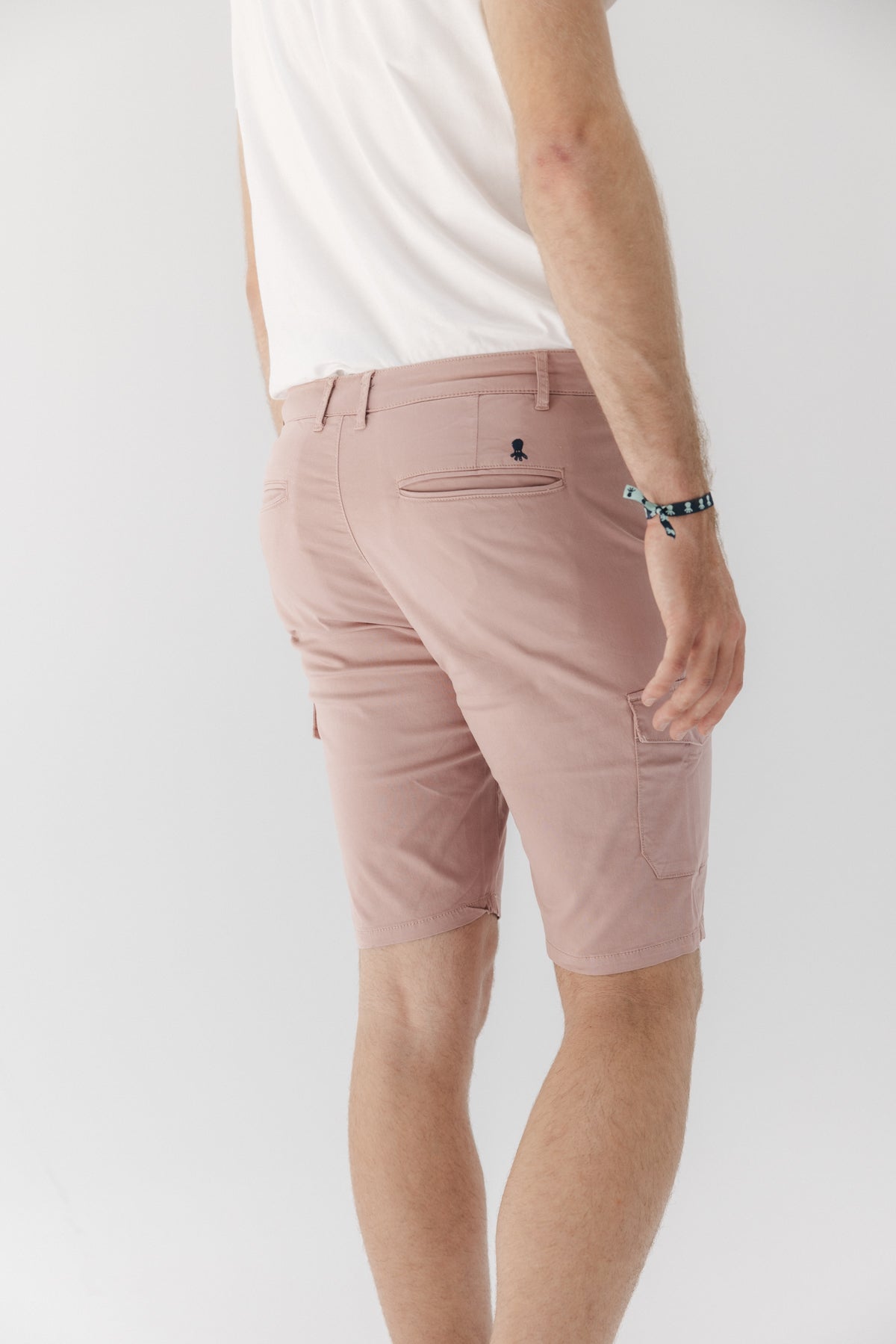 BERMUDA PATCH CARGO ROSA DELAVÉ