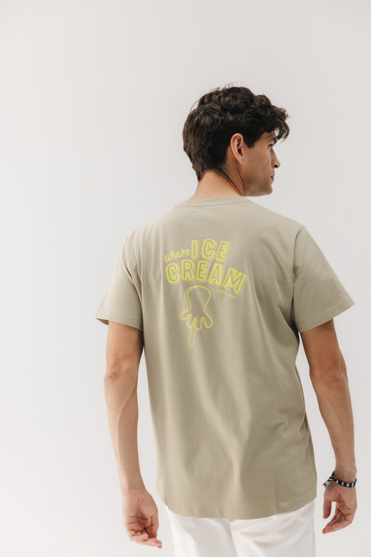 CAMISETA ELPULPO ICE CREAM VERDE KHAKI