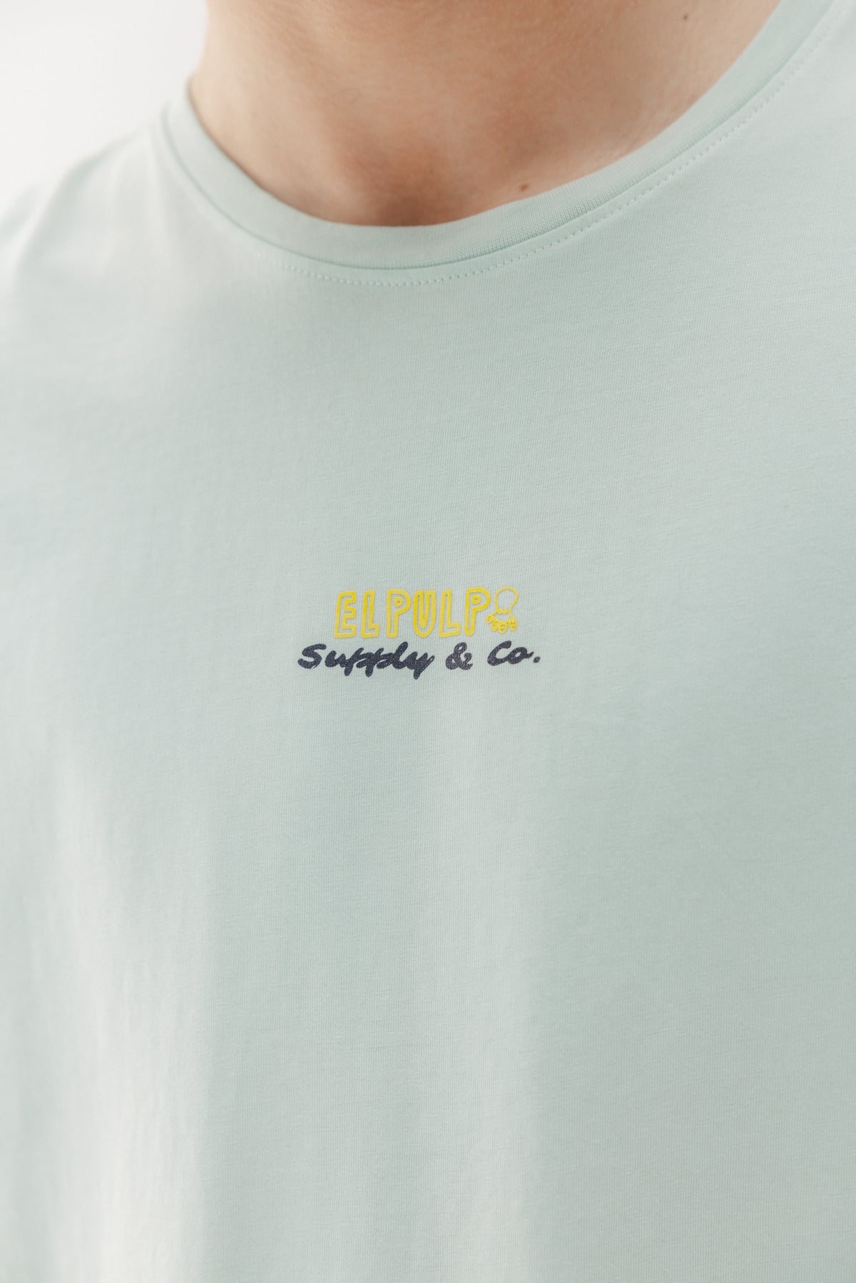 CAMISETA ESTAMPADO SALTY WAVES AZUL TURQUESA