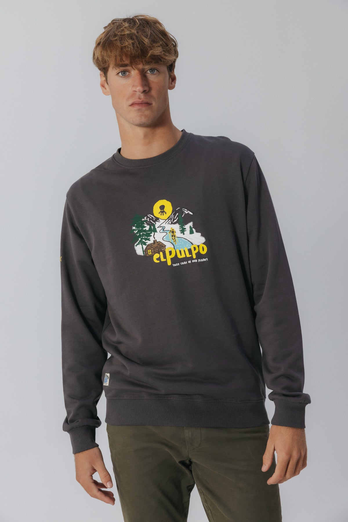 SUDADERA ELPULPO HIKE ANTRACITA