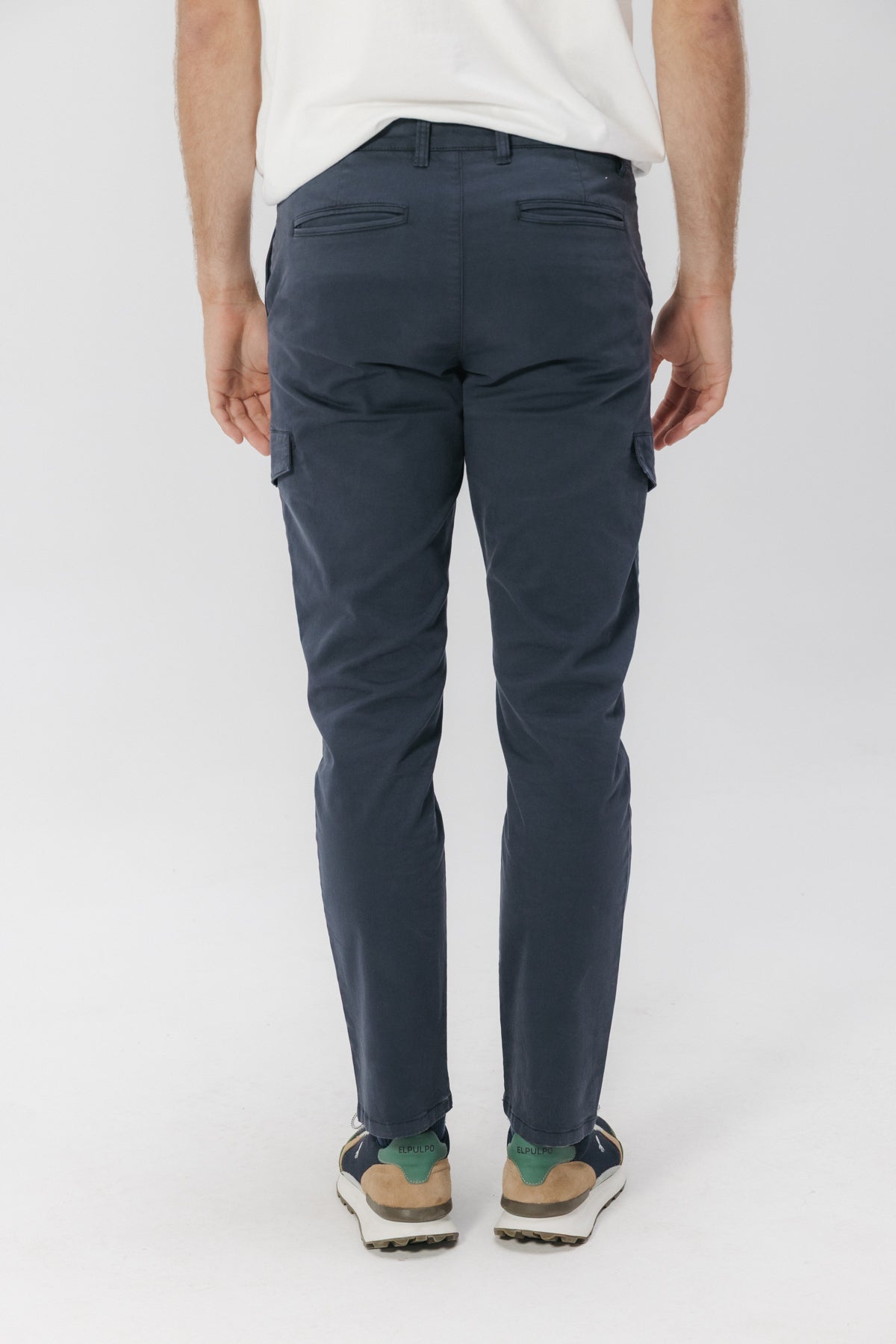 PANTALÓN CARGO PEACH AZUL MARINO