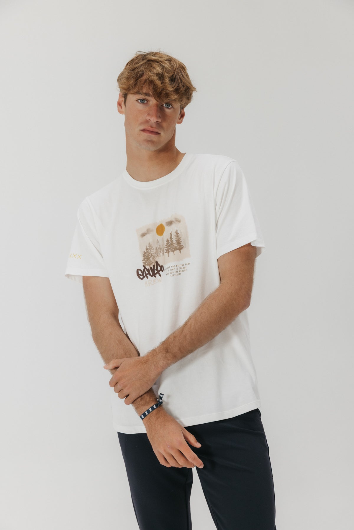 CAMISETA ELPULPO CREW BLANCO PURO