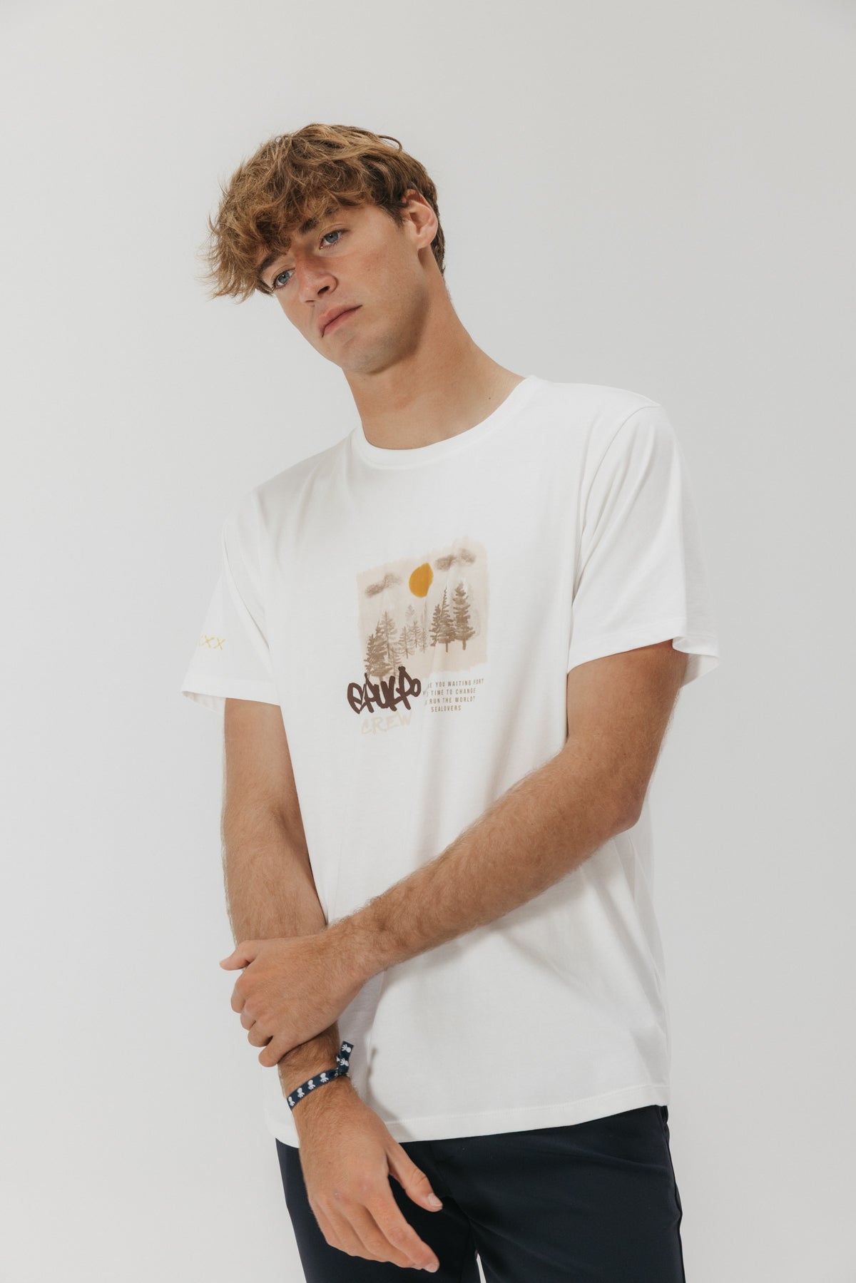 CAMISETA ELPULPO CREW BLANCO PURO