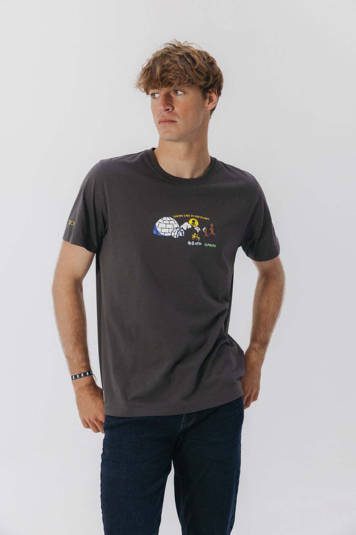 CAMISETA IGLÚ ANTRACITA