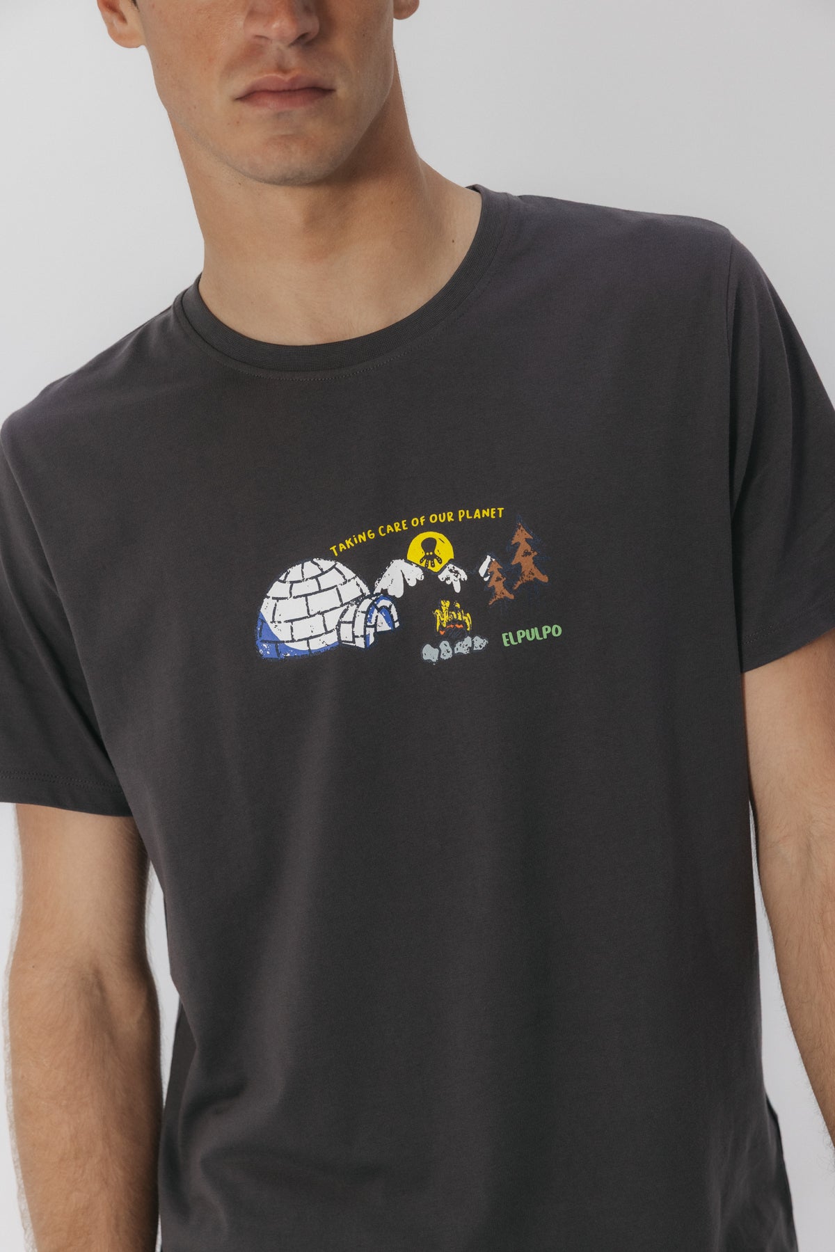 CAMISETA IGLÚ ANTRACITA