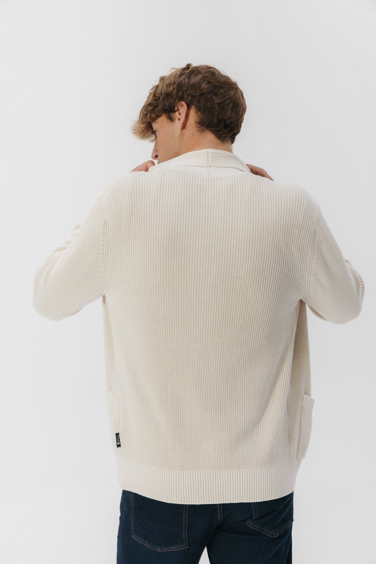 CARDIGÁN LAVADO BLANCO ROTO