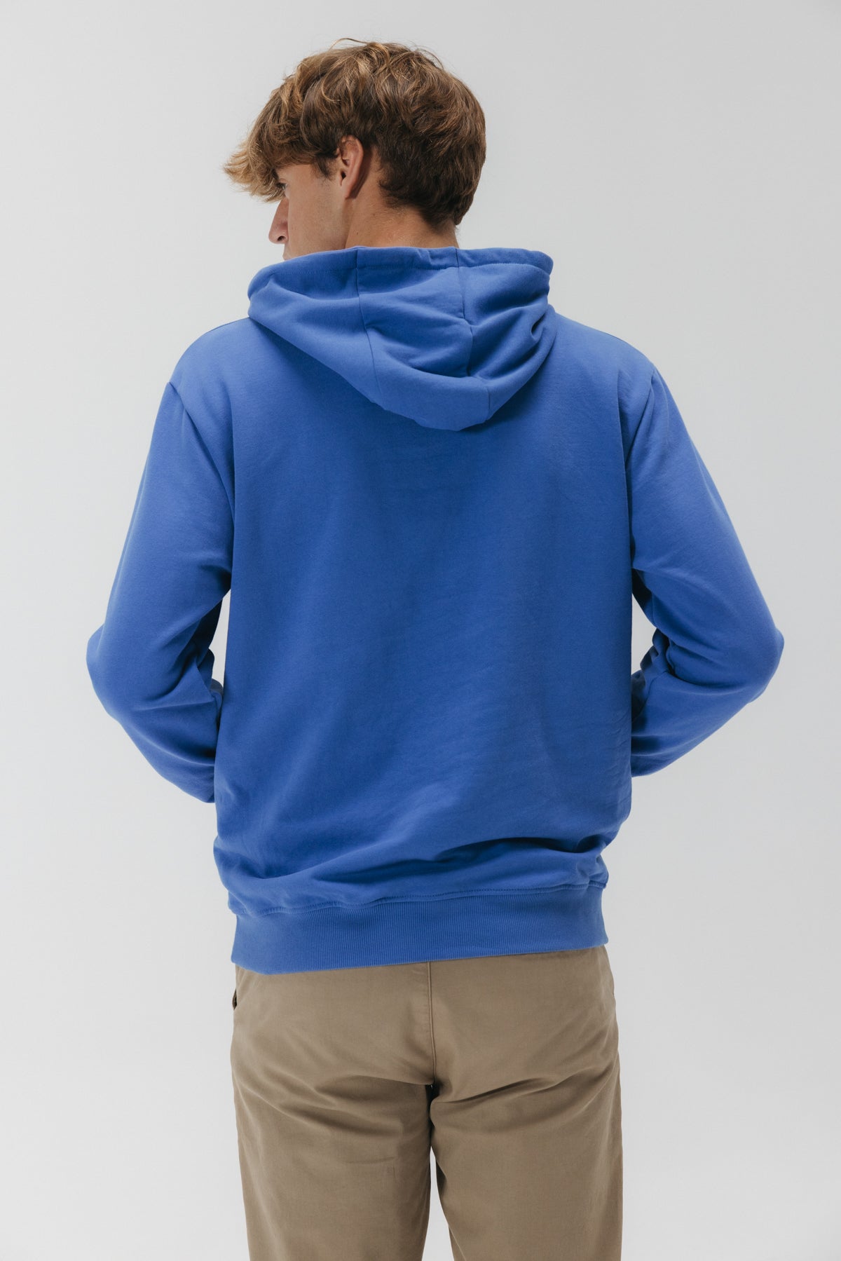 SWEATSHIRT COM CAPUZ ELCULPO BALÃO AZUL ELÉTRICO
