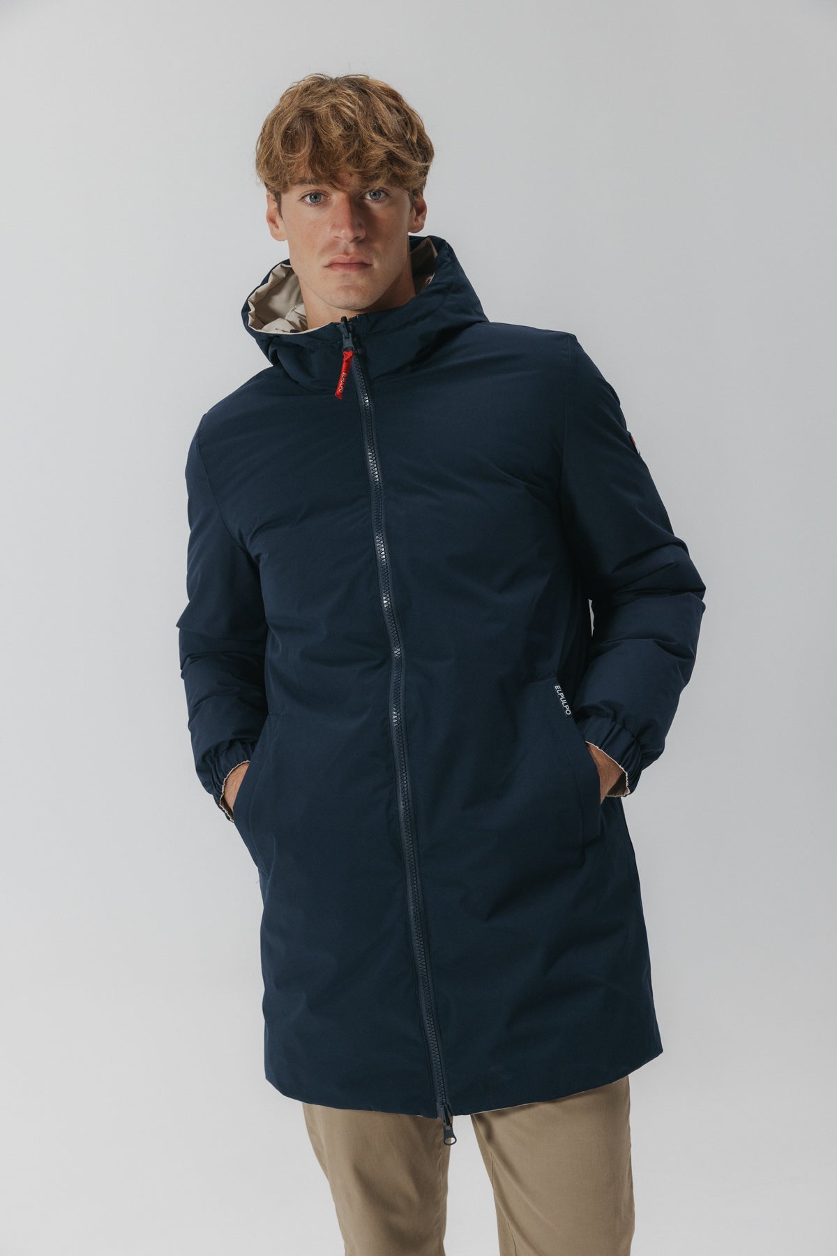 PLUMÍFERO ACOLCHADO ÁRTICO REVERSIBLE AZUL MARINO