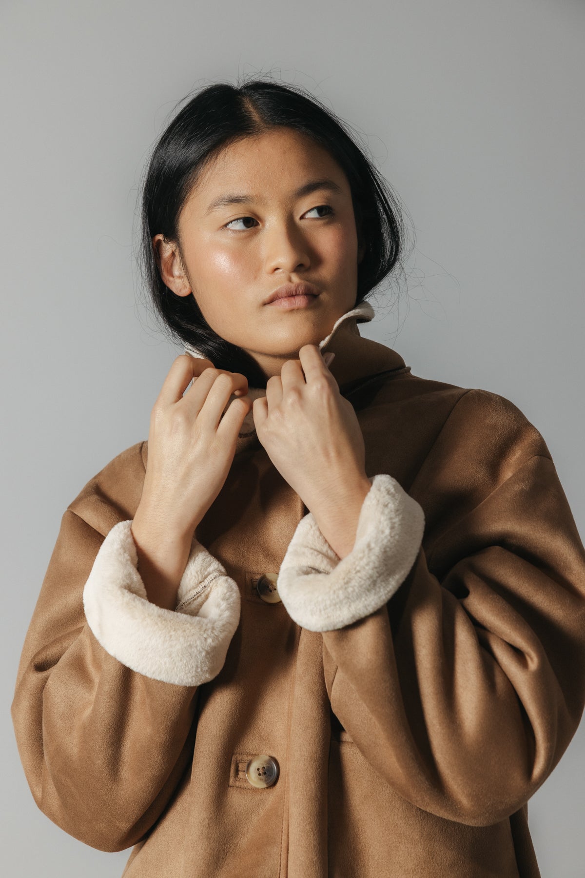 CHAQUETA TEEN DOBLE FAZ CAMEL