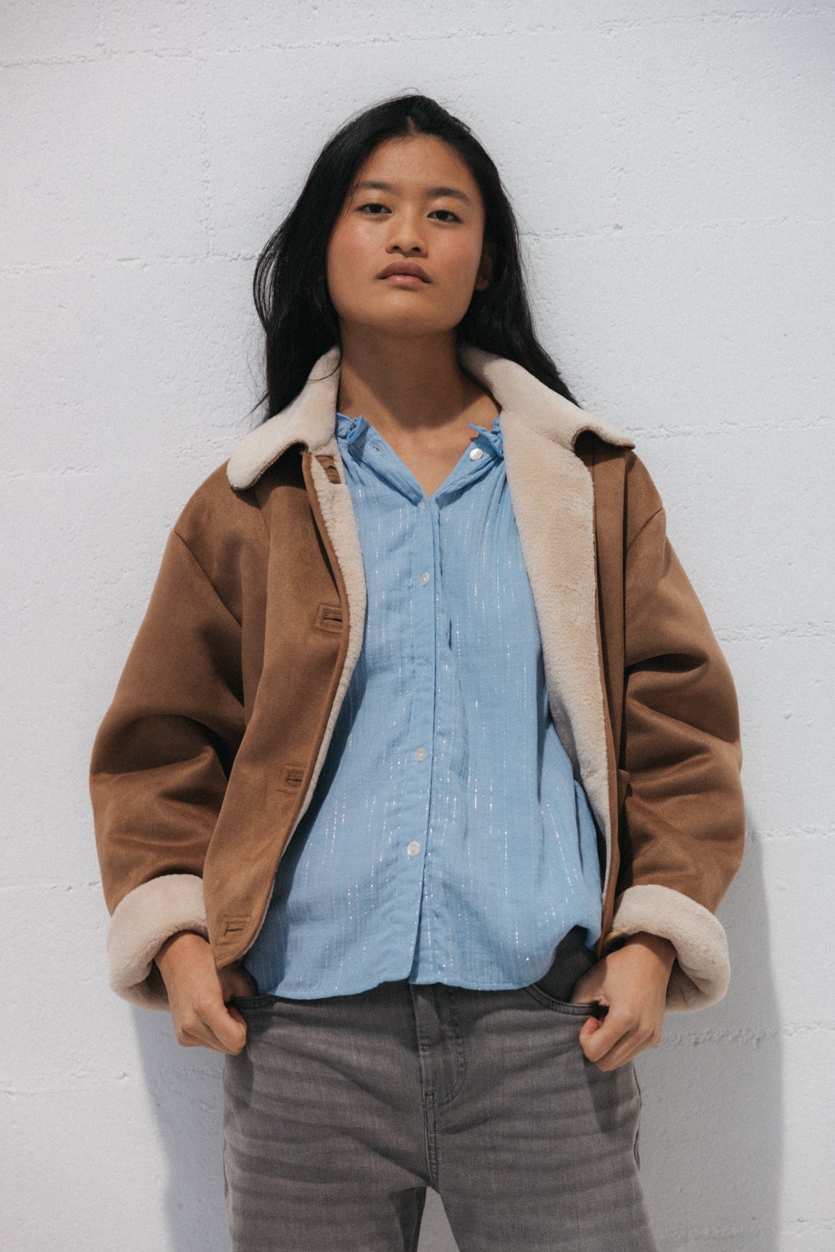 CHAQUETA TEEN DOBLE FAZ CAMEL