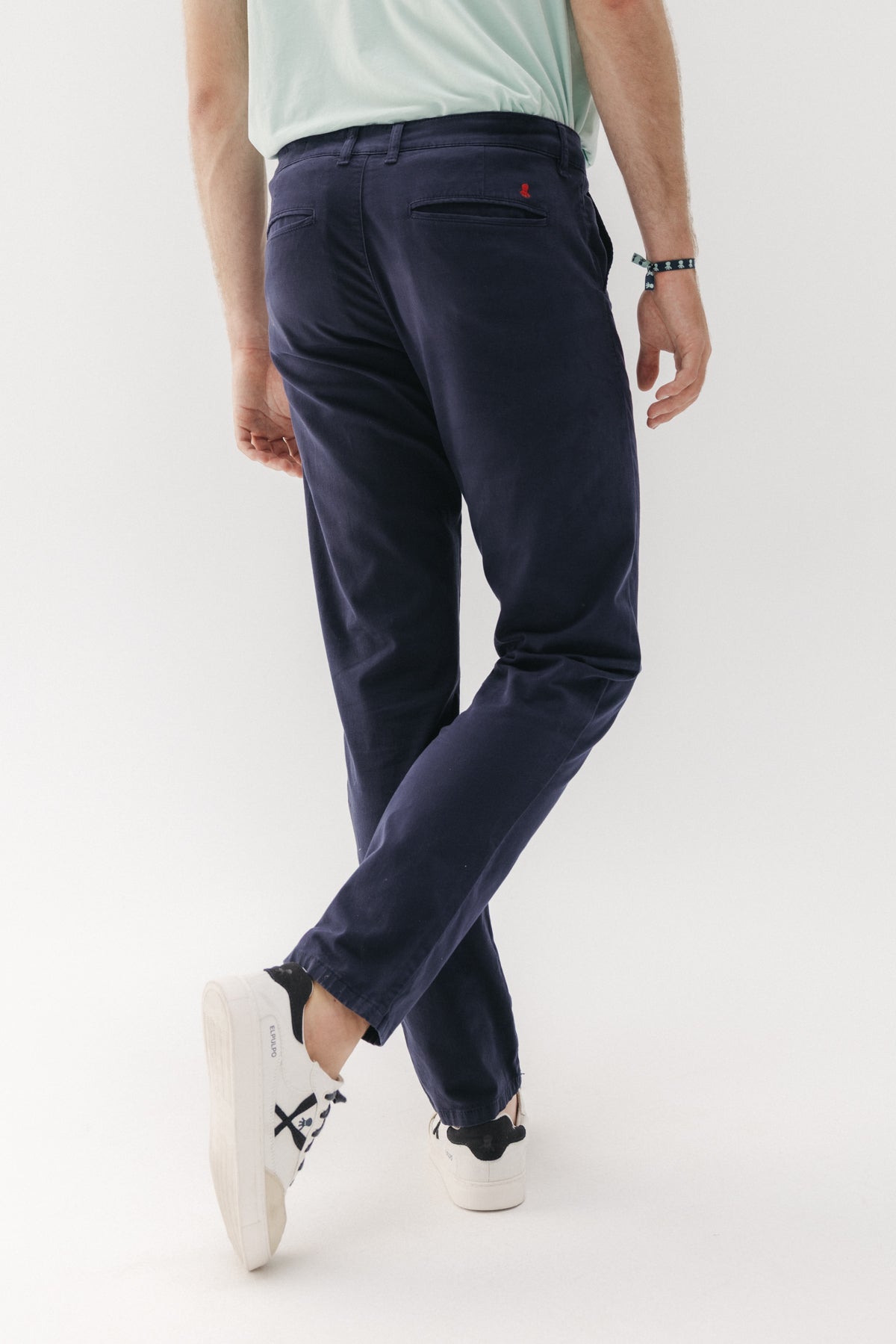 PANTALON CHINO TWILL AZUL MARINO