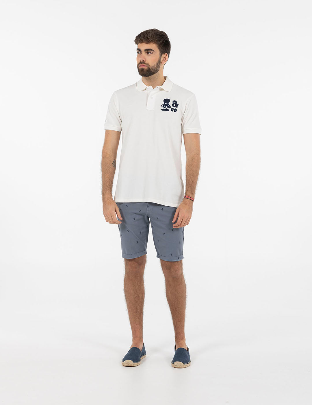 BERMUDA ALL OVER AZUL LAVANDA