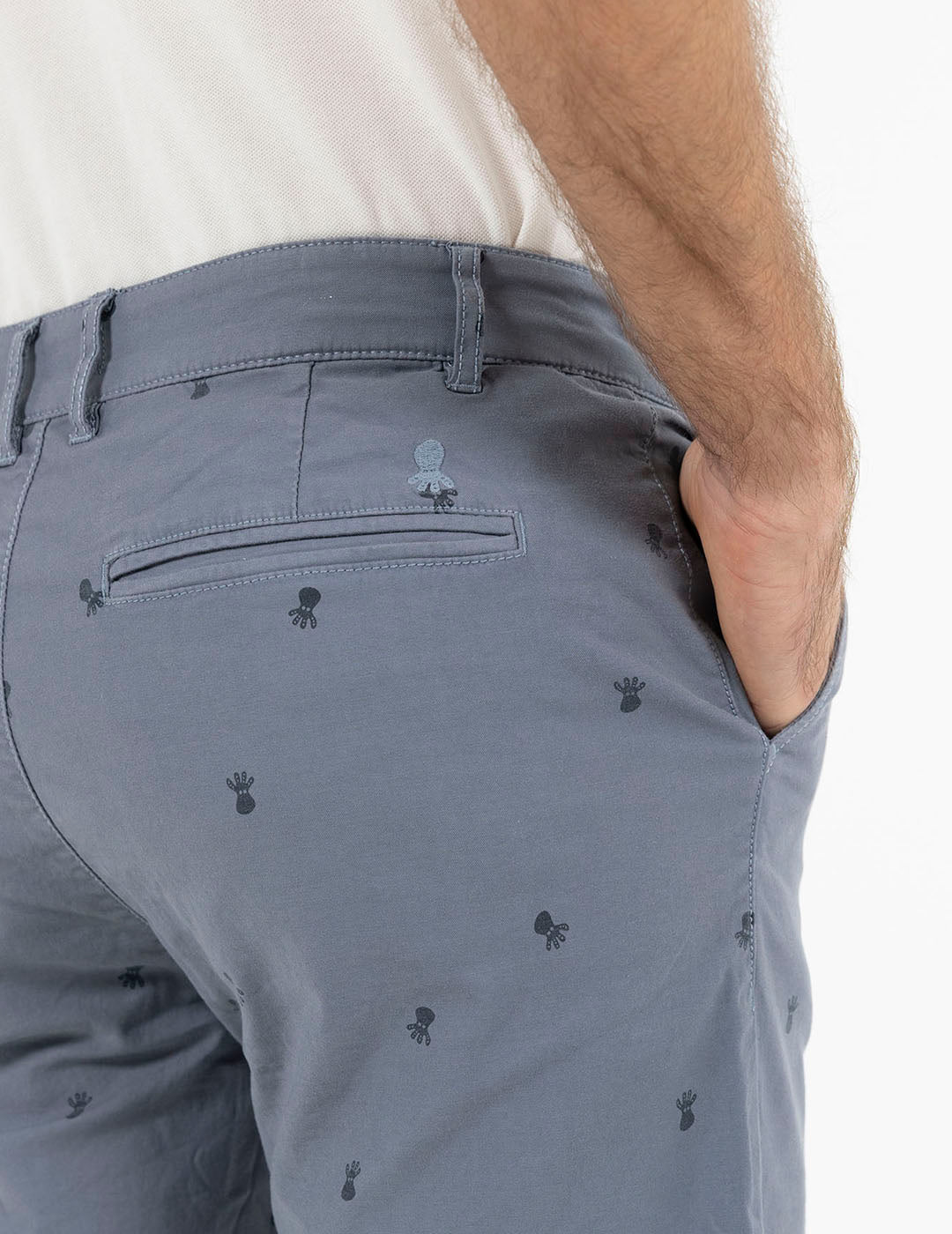 BERMUDA ALL OVER AZUL LAVANDA