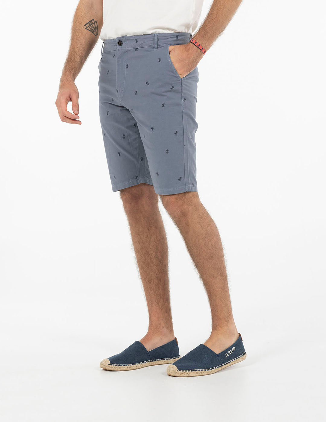 BERMUDA ALL OVER AZUL LAVANDA