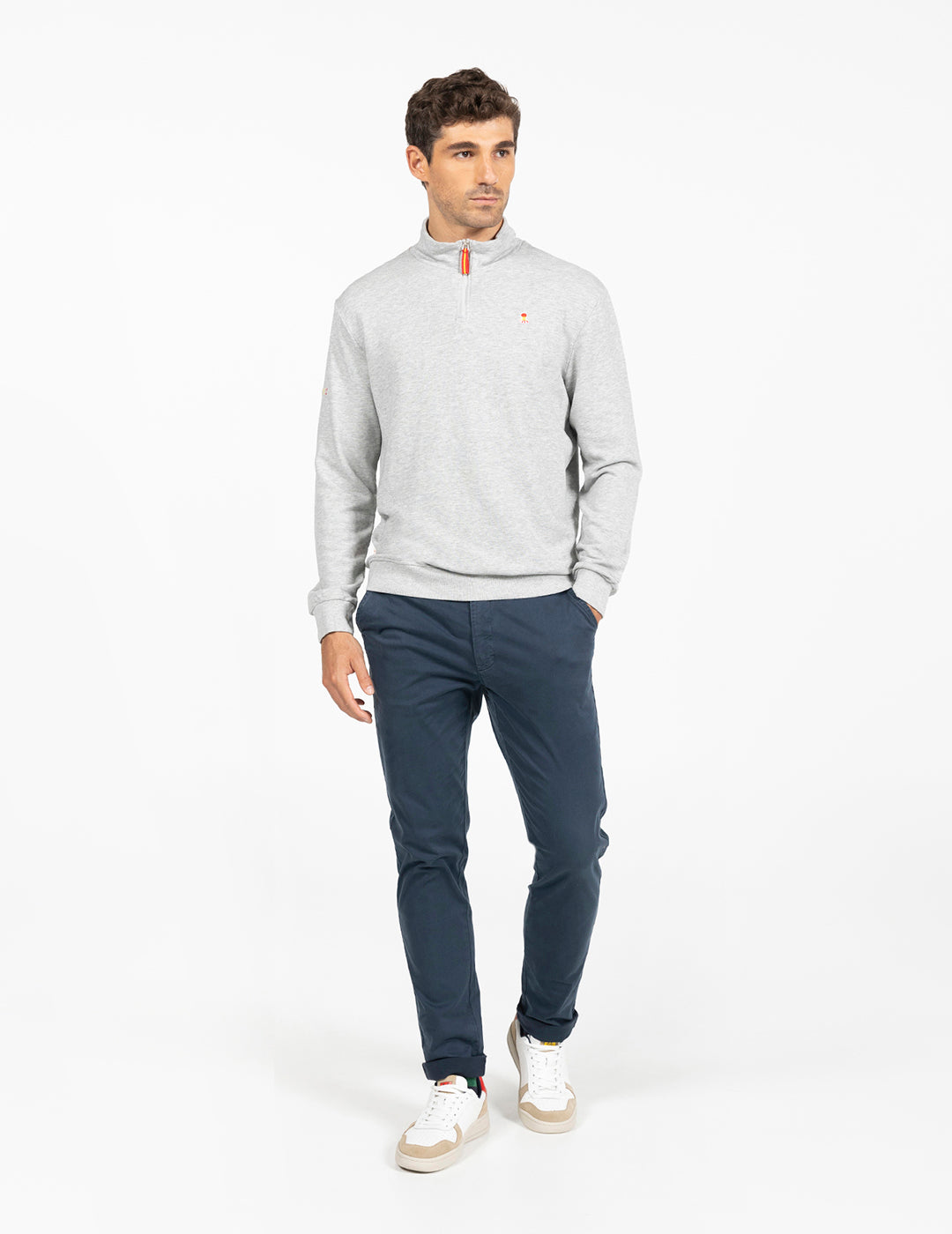 PERKINS RFEF SWEATSHIRT WITH GREY VIGORÉ PATCH