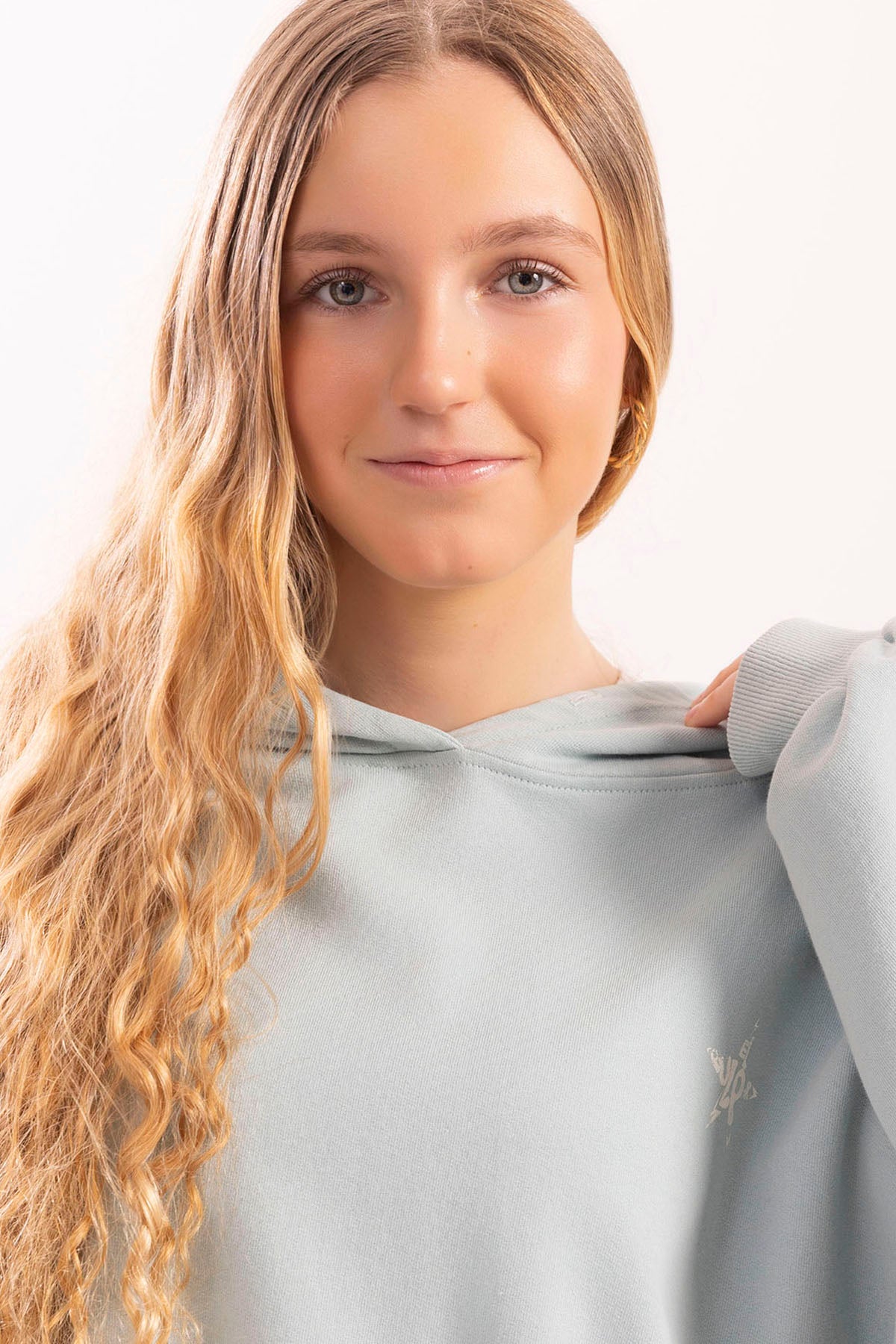 SWEATSHIRT ADOLESCENTE VERDE LAVADO SEA YOU SOON WATER