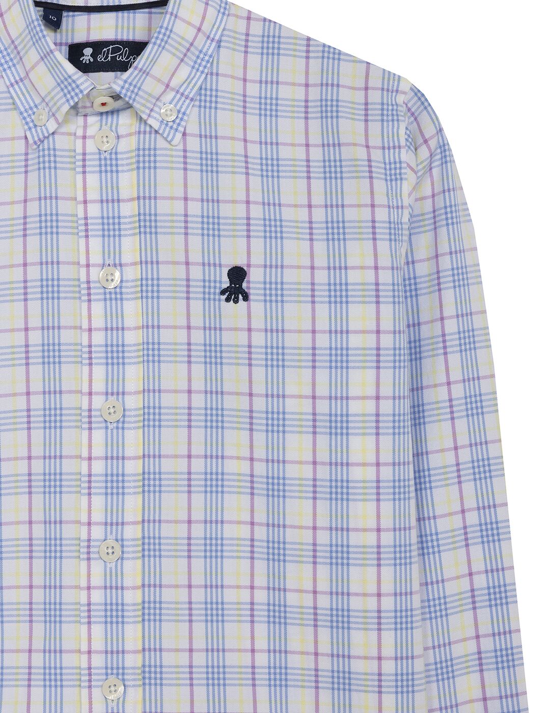 CAMISA NIÑO SOFT COLOR CHECK AMARILLO