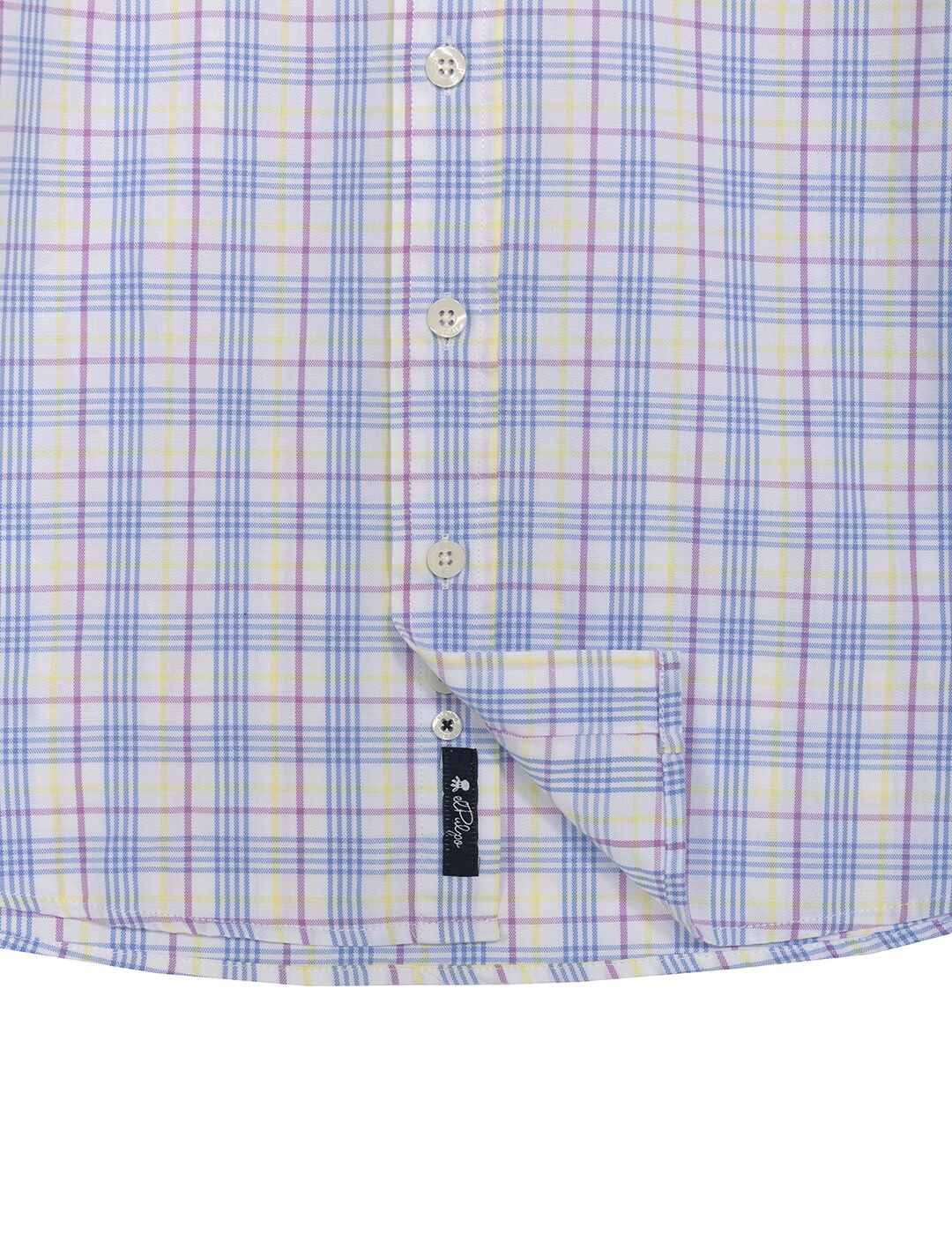 CAMISA NIÑO SOFT COLOR CHECK AMARILLO