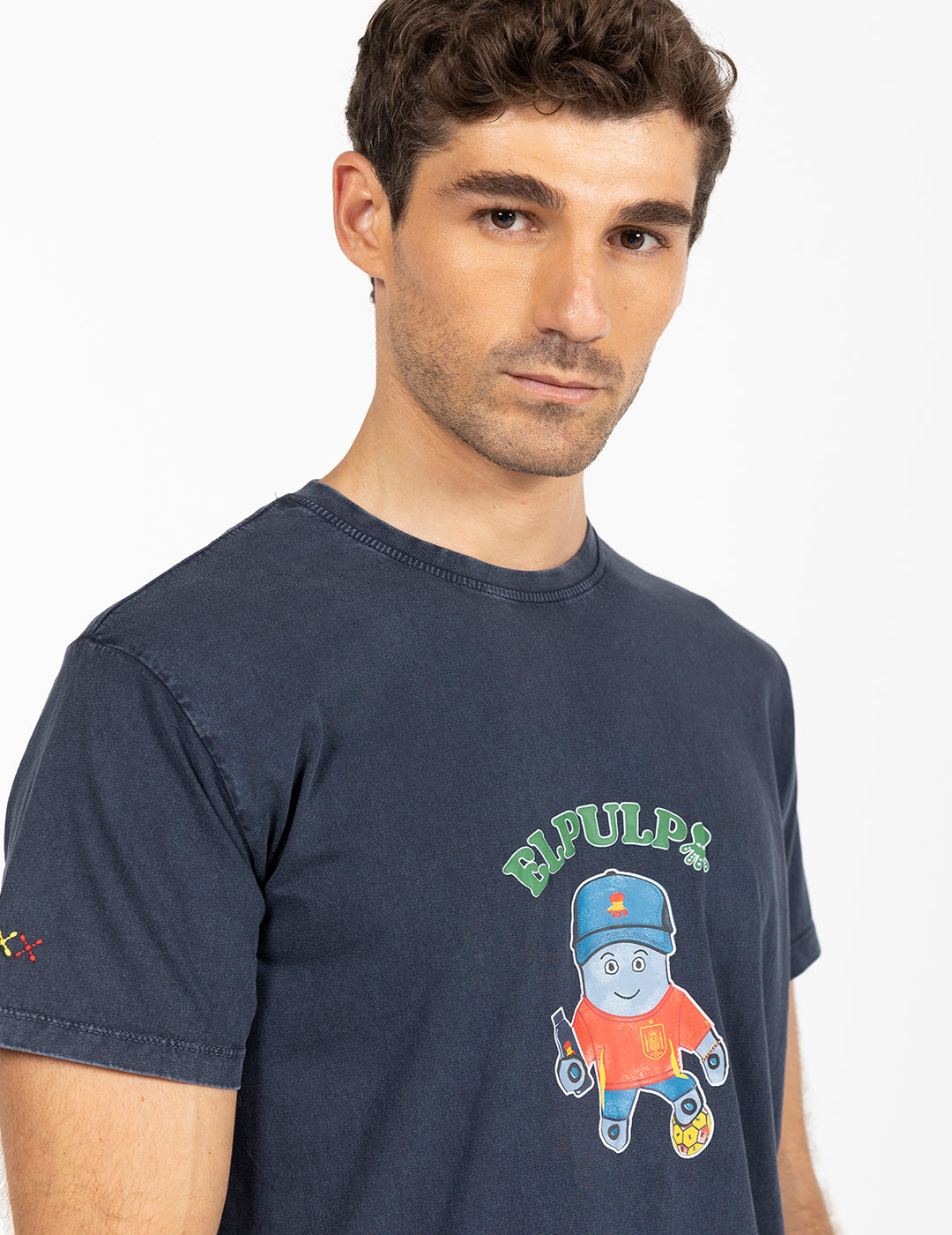 ELPULPO RFEF T-SHIRT BÁSICA AZUL MARINHO DELAVÉ