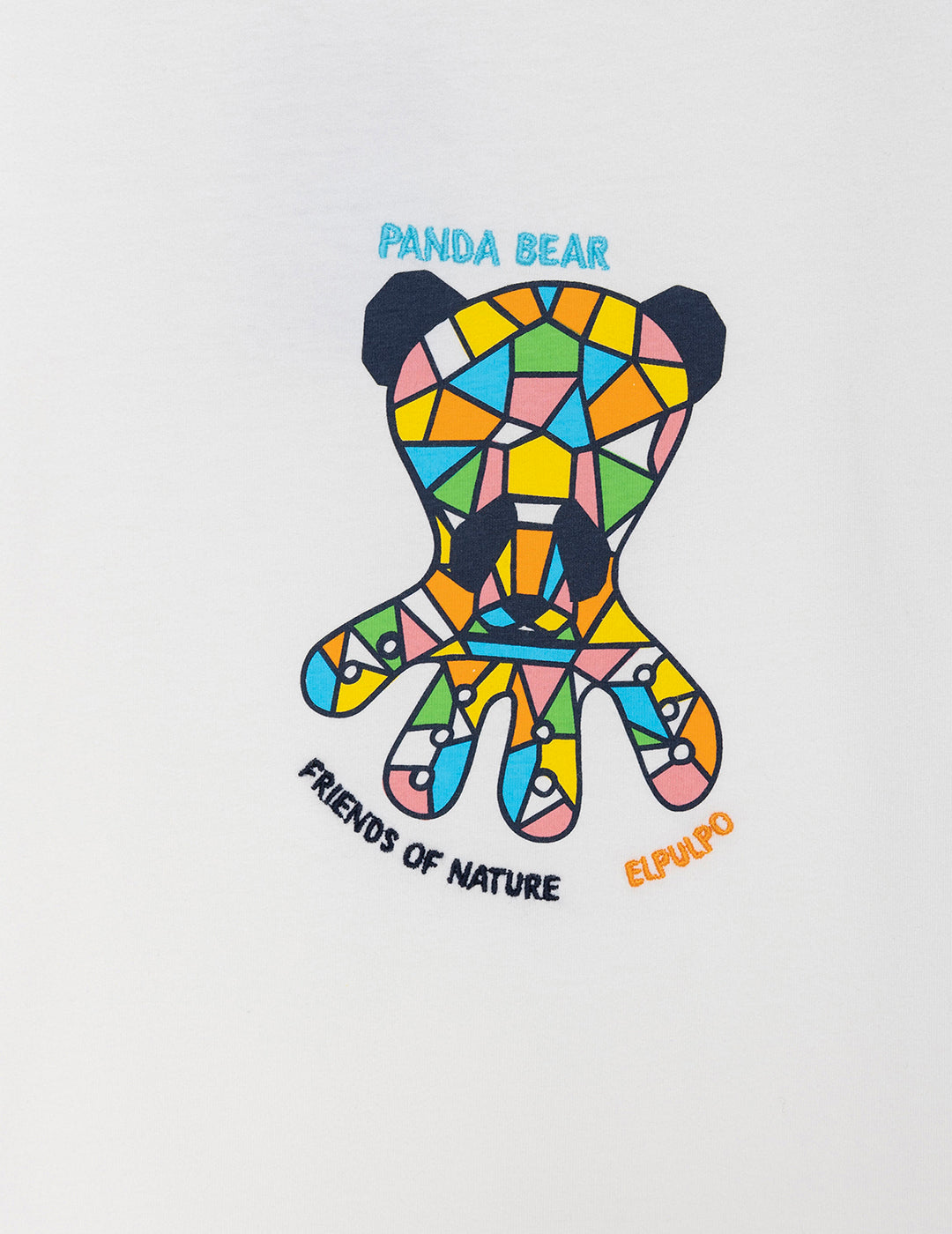 CAMISETA NIÑO GLASS COLOURS BLANCO ROTO