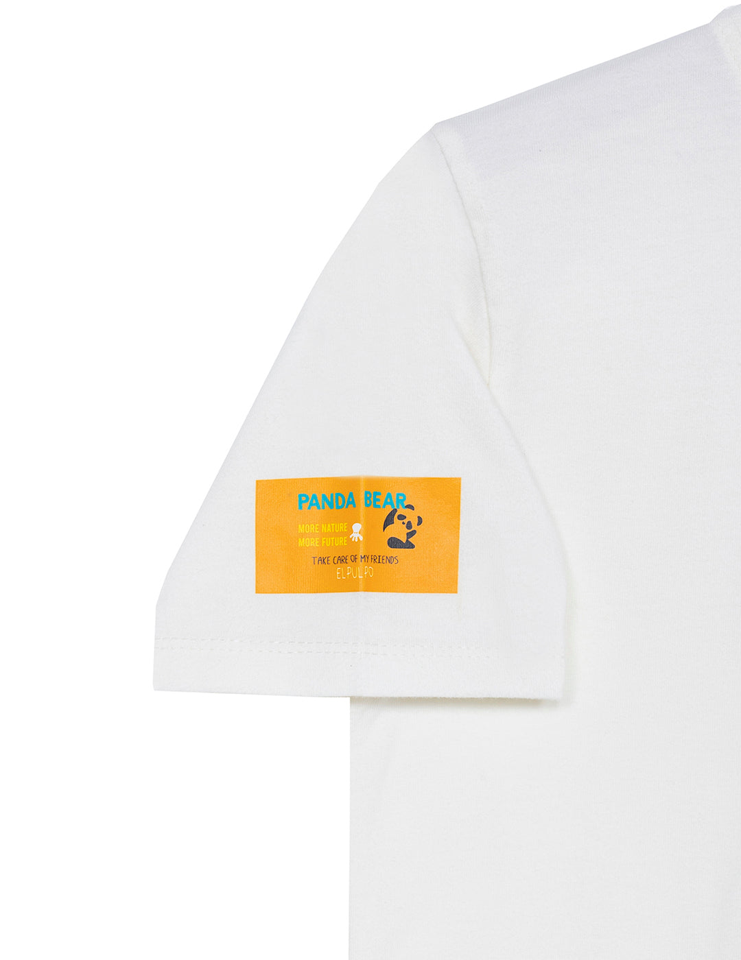 CAMISETA NIÑO GLASS COLOURS BLANCO ROTO