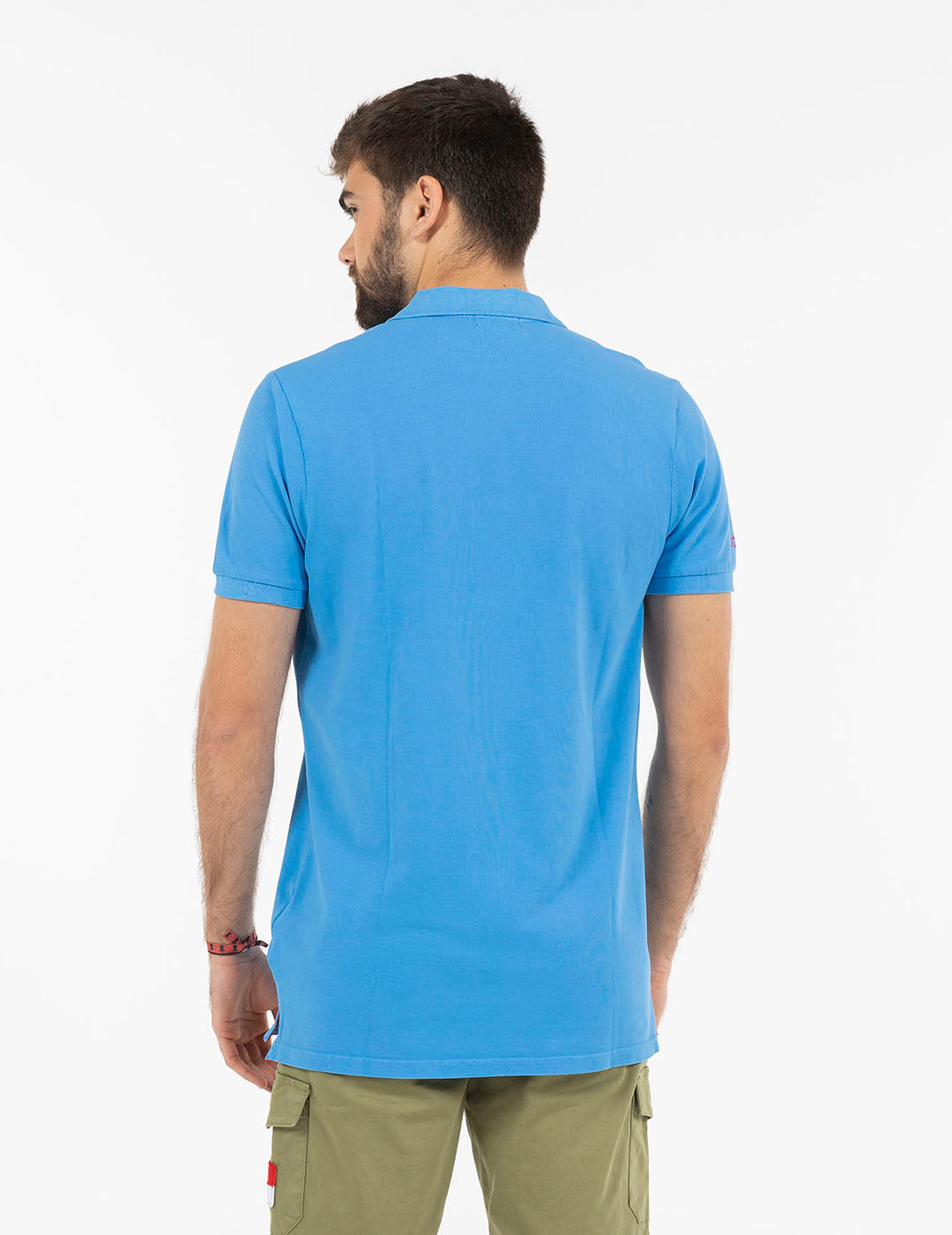 POLO PULPO & CO 2.0 AZUL MEDIO DELAVÉ